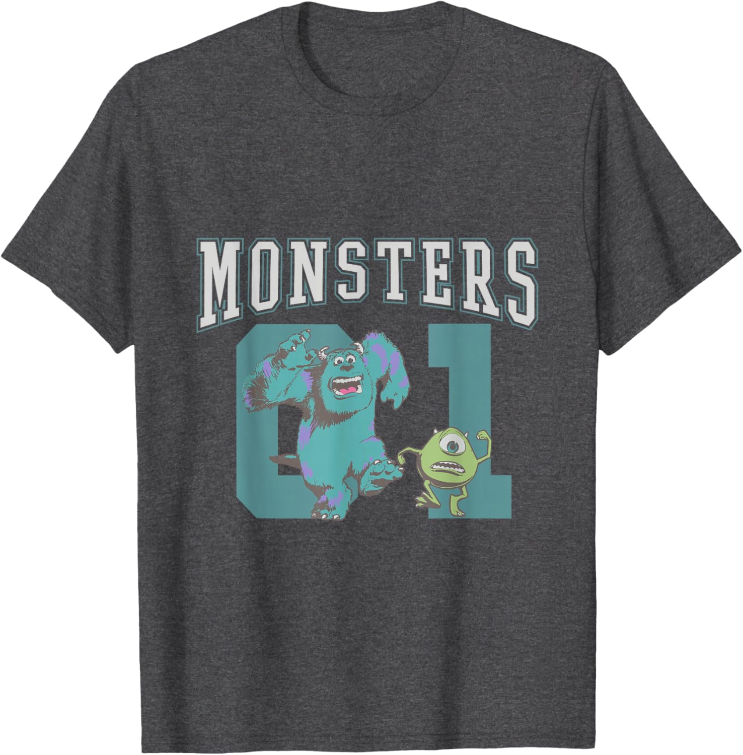 Pixar Monsters Inc Sulley and Mike Duo T-Shirt for Fun Adventures - 8
