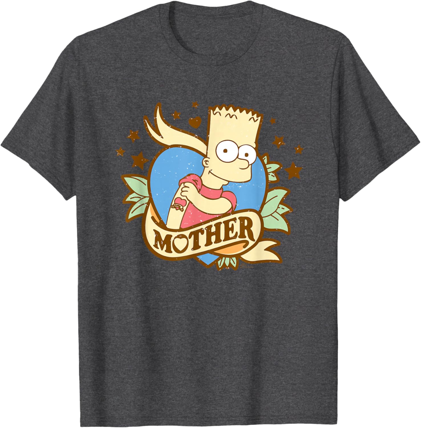 Retro Bart Simpson Mother's Day T-Shirt Gift for Moms and Fans - 23