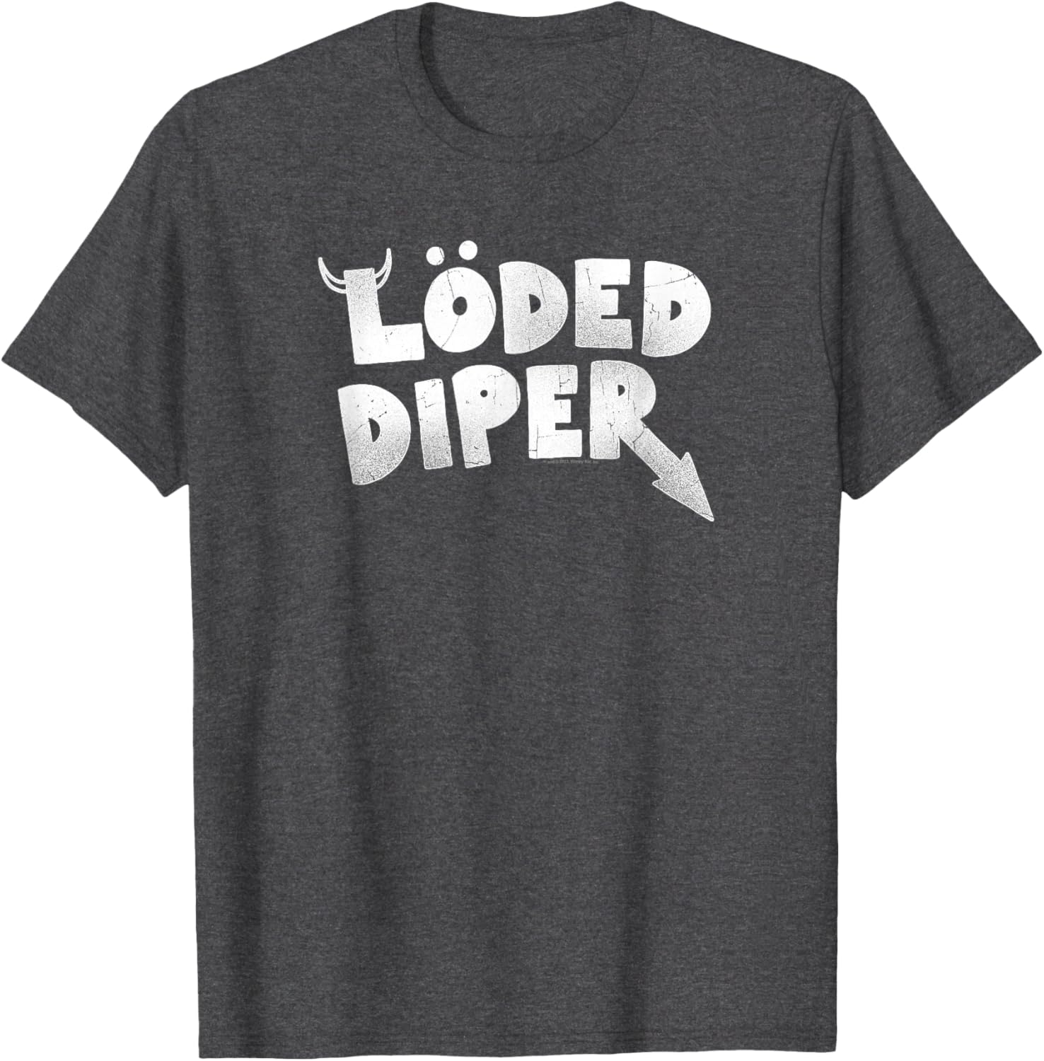Wimpy Kid LÖDED DIPER Distressed Logo T-Shirt for Fun Style - 5