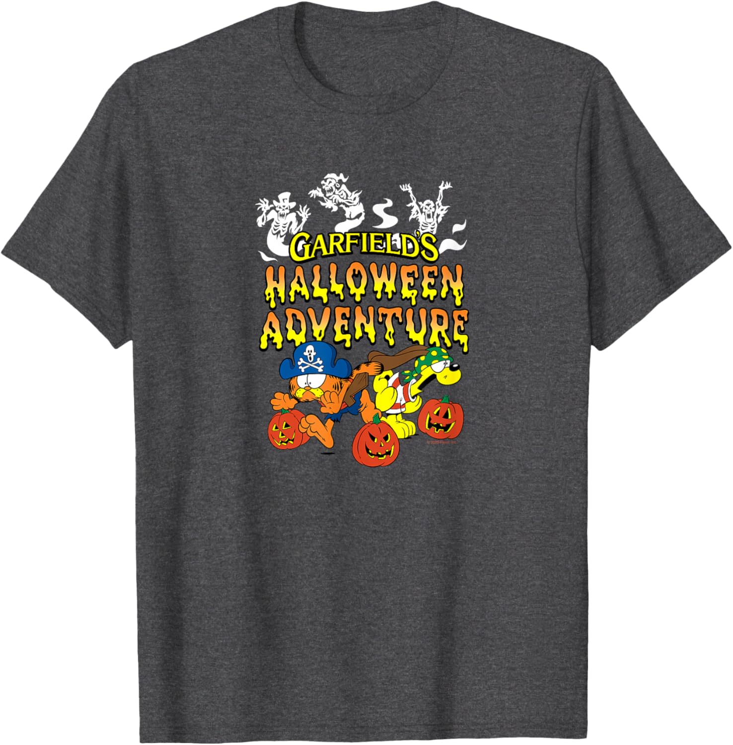 Garfield Halloween Adventure T-Shirt for Fun and Festive Style - 1