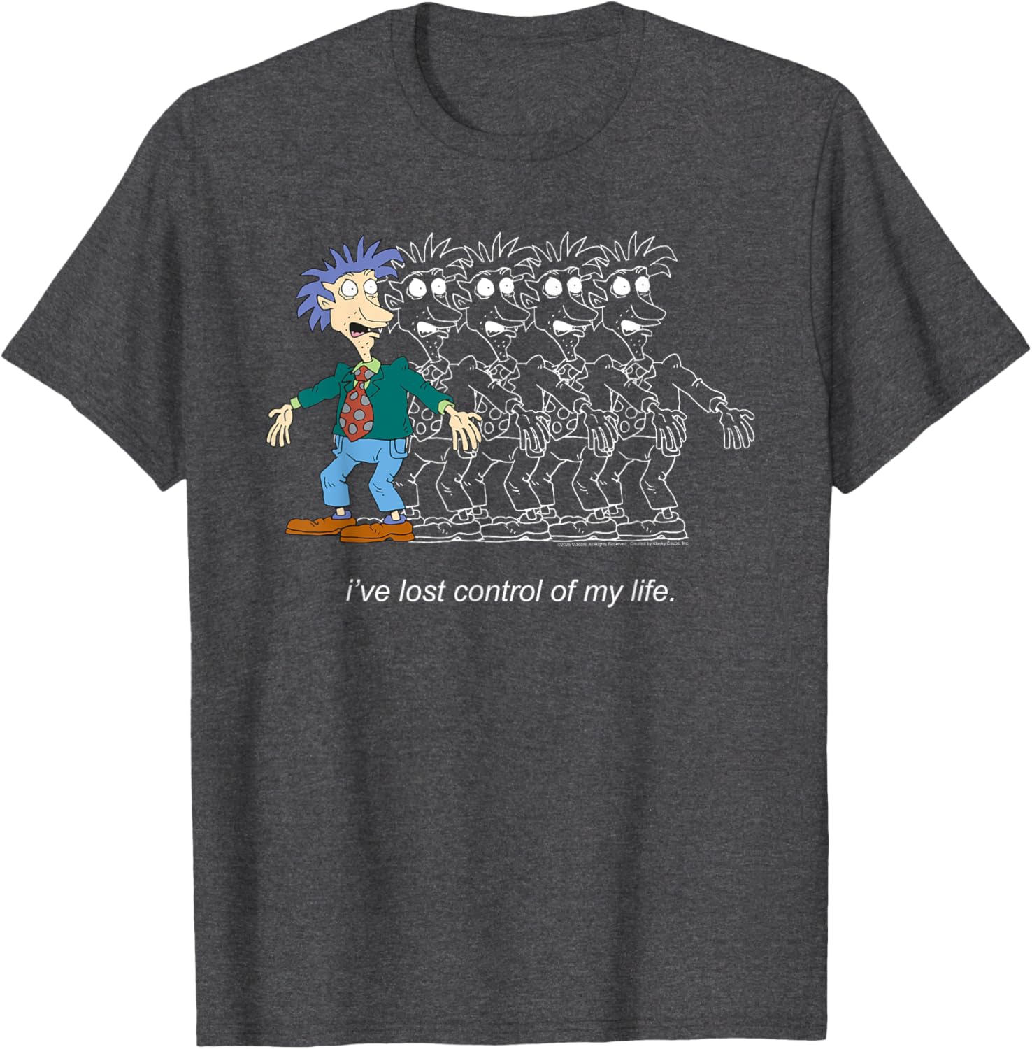 Rugrats Stu I've Lost Control Parent Crisis Cartoon T-Shirt for Fans - 2