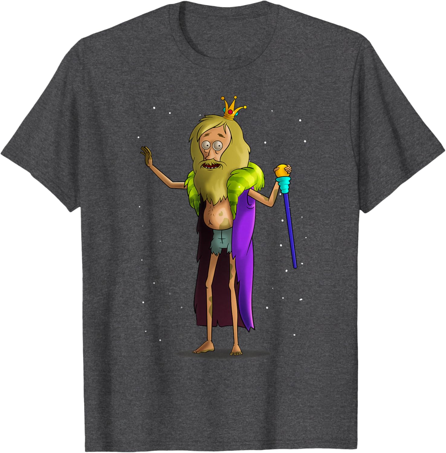 Rick and Morty King Tommy T-Shirt - Fun Graphic Tee for Fans - 4