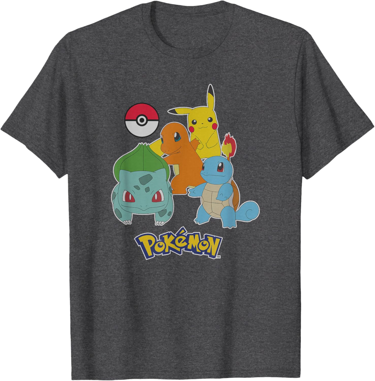 Pokemon First Generation Group Shot Logo T-Shirt for Fans and Collectors - 3