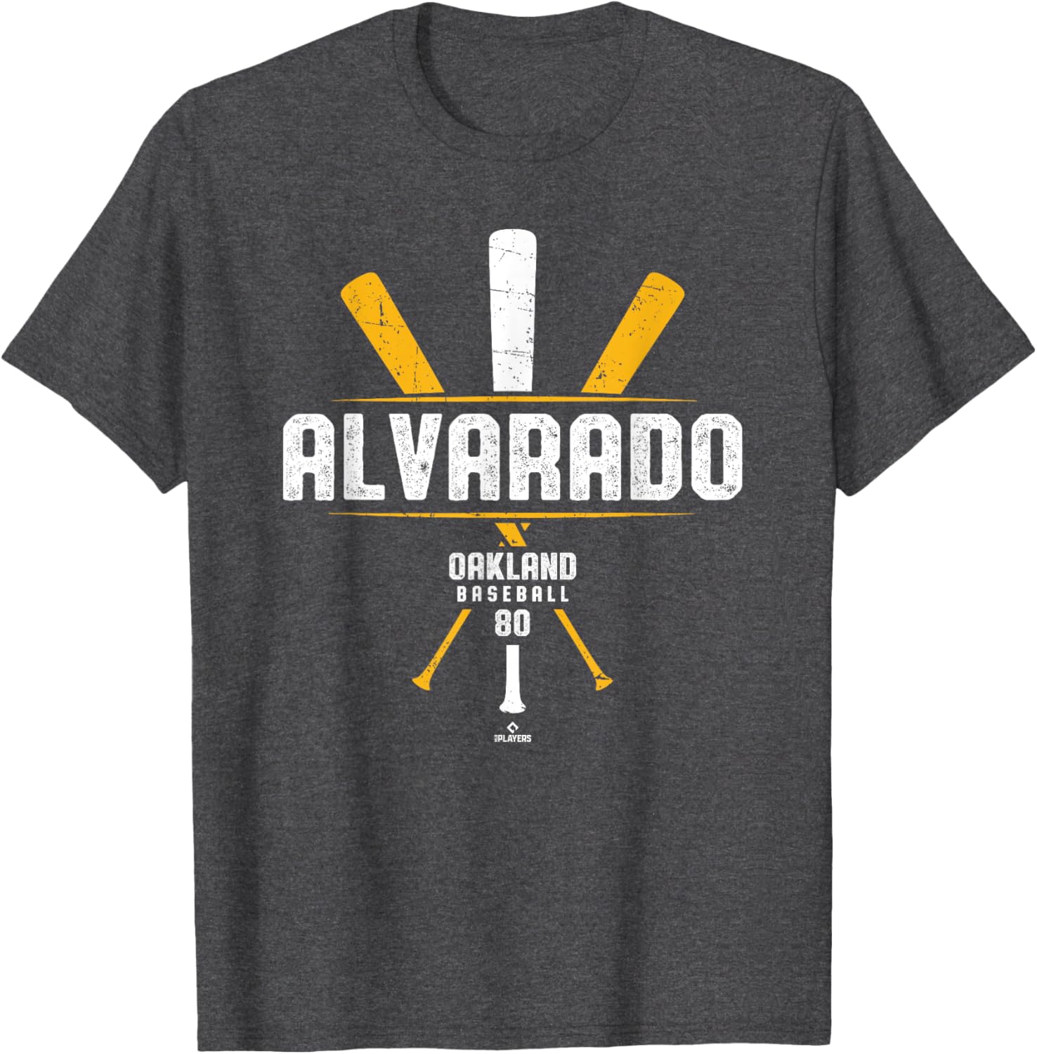 Vintage Oakland Baseball T-Shirt with Gameday Elvis Alvarado Design - 2