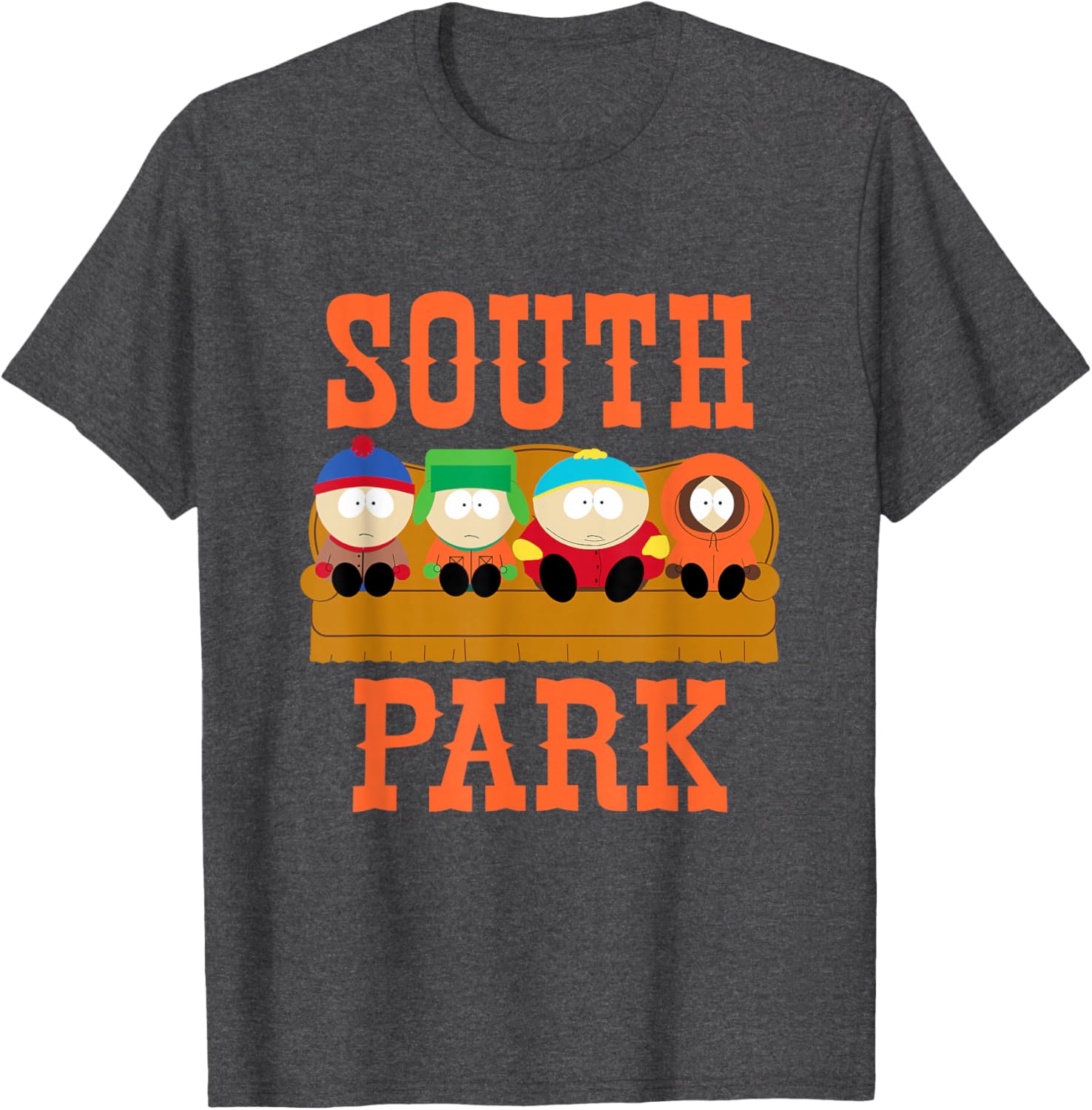 South Park Couch Line Up T-Shirt for Fans of Fun and Fashion - 9