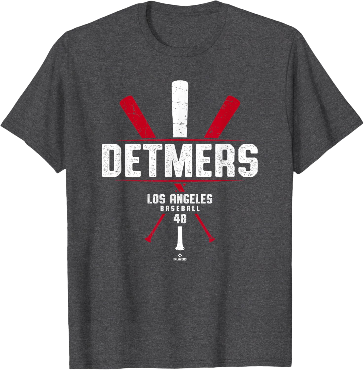 Vintage Reid Detmers Gameday Los Angeles Baseball Bat T-Shirt - 1