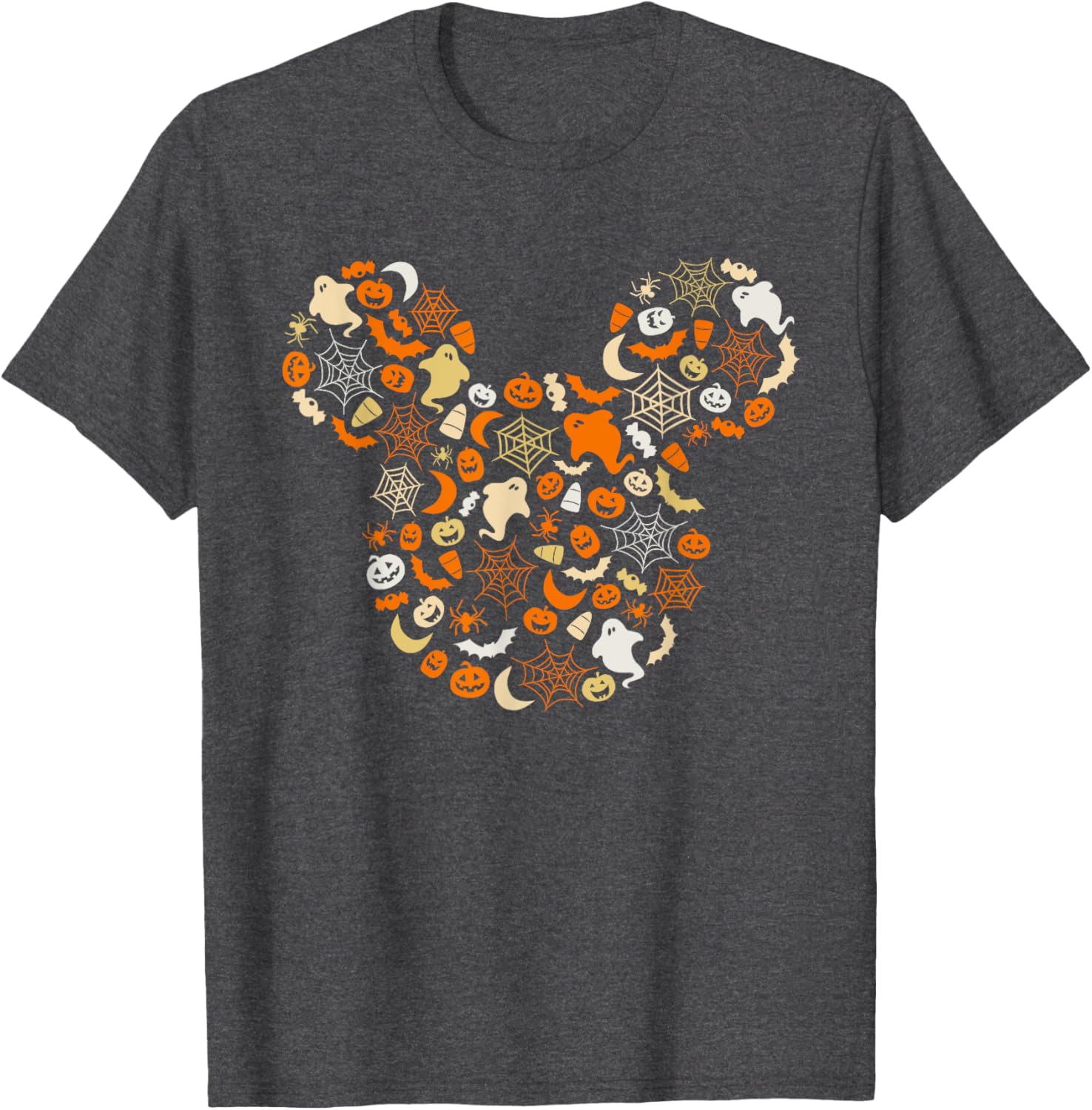 Disney Mickey Mouse Halloween T-Shirt with Ghosts Pumpkins and Spiders - 13