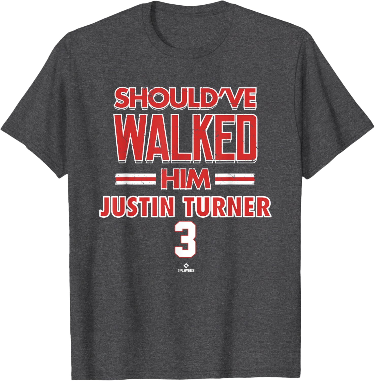 Should've Walked Him Justin Turner Chicago Baseball T-Shirt for Fans - 2