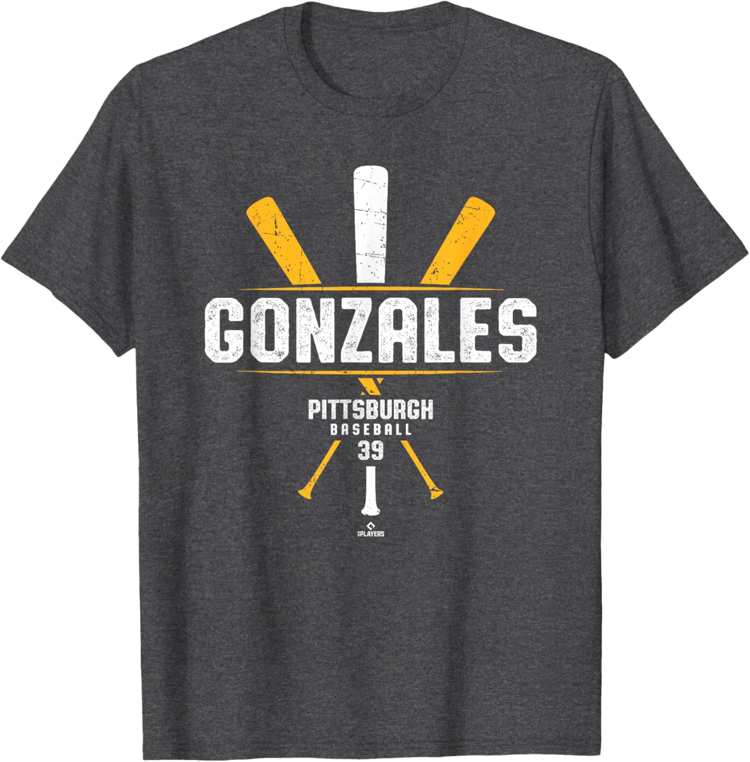 Vintage Nick Gonzales Pittsburgh Baseball Bat Gameday T-Shirt for Fans - 2