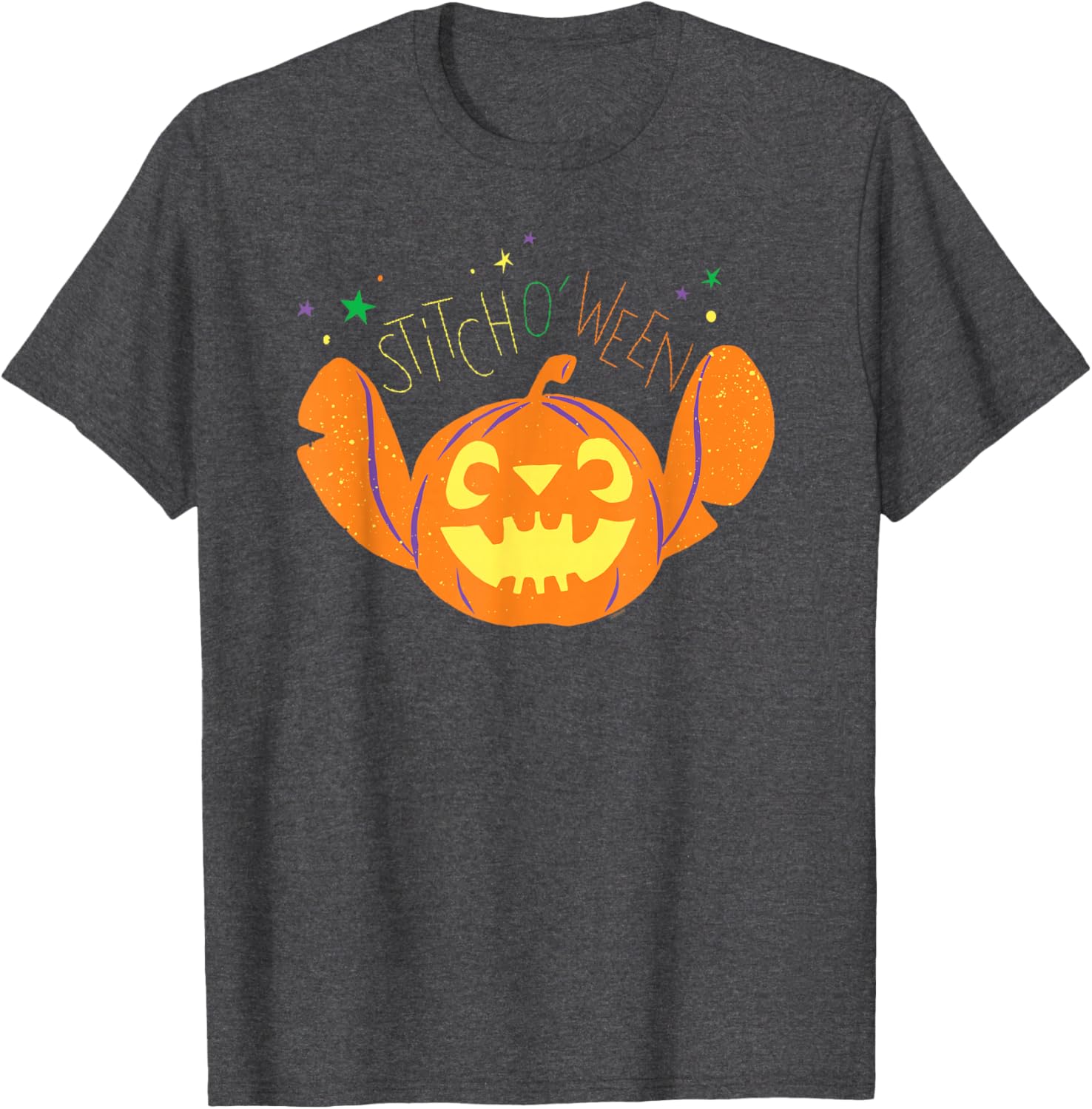Lilo & Stitch Halloween T-Shirt Jack o' Lantern Design for Fun O'ween Celebrations - 5