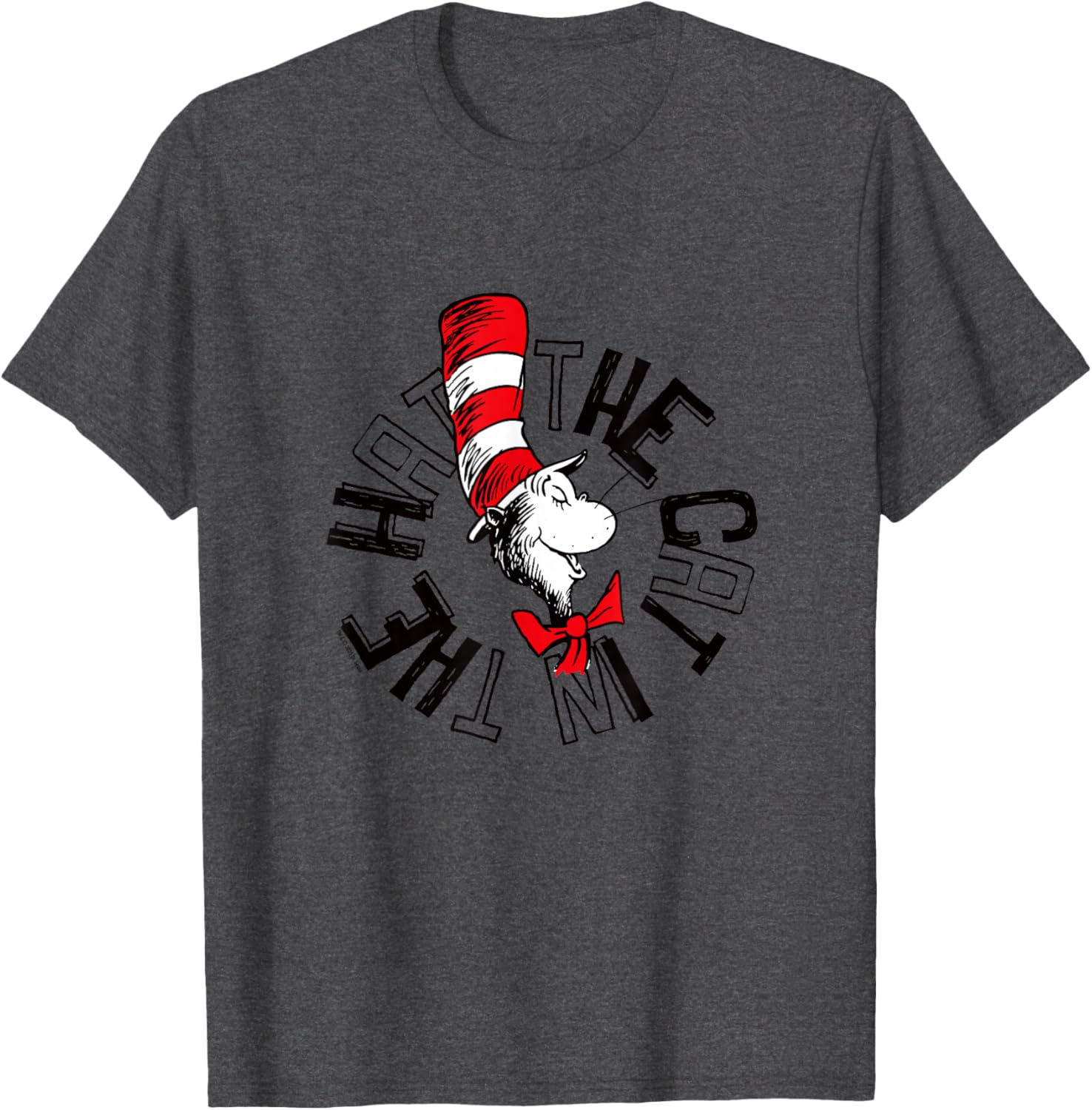 Official Cat in the Hat Circle Logo T-Shirt for Fun and Style - 8