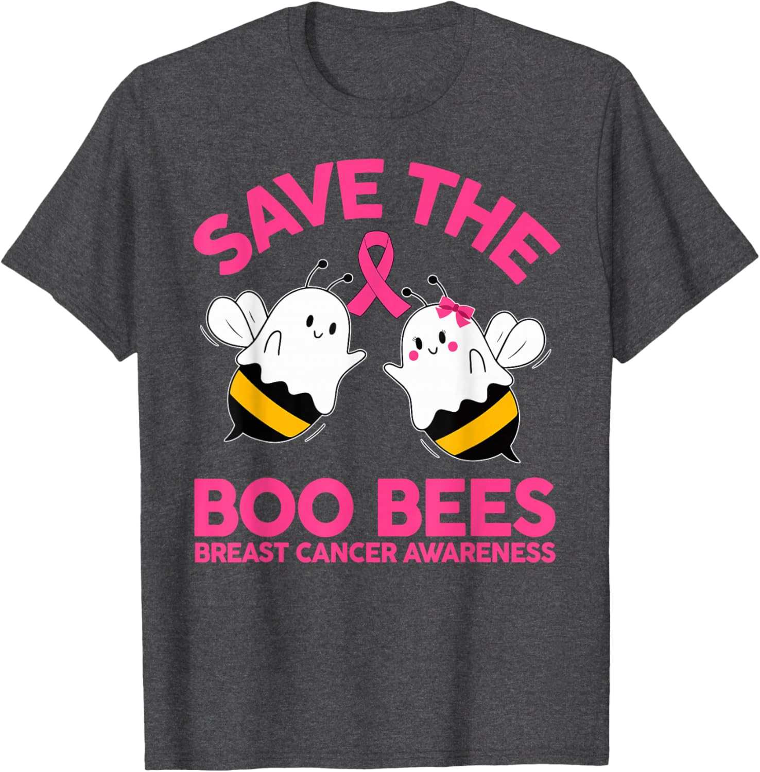 Save The Boobees Breast Cancer Halloween T-Shirt for Women - 23