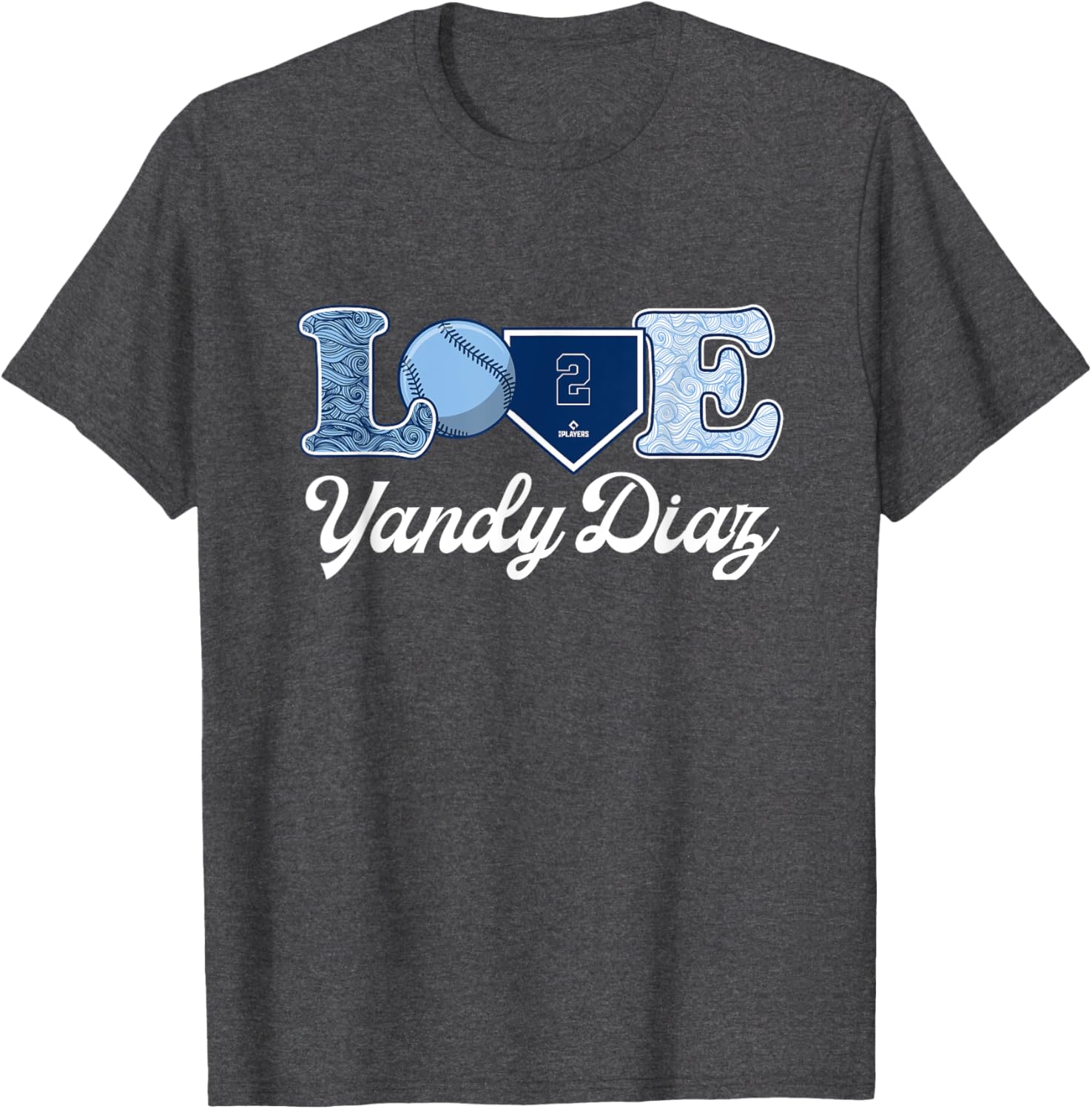 Yandy Diaz Tampa Bay Rays MLB T-Shirt for Fans and Baseball Lovers - 5