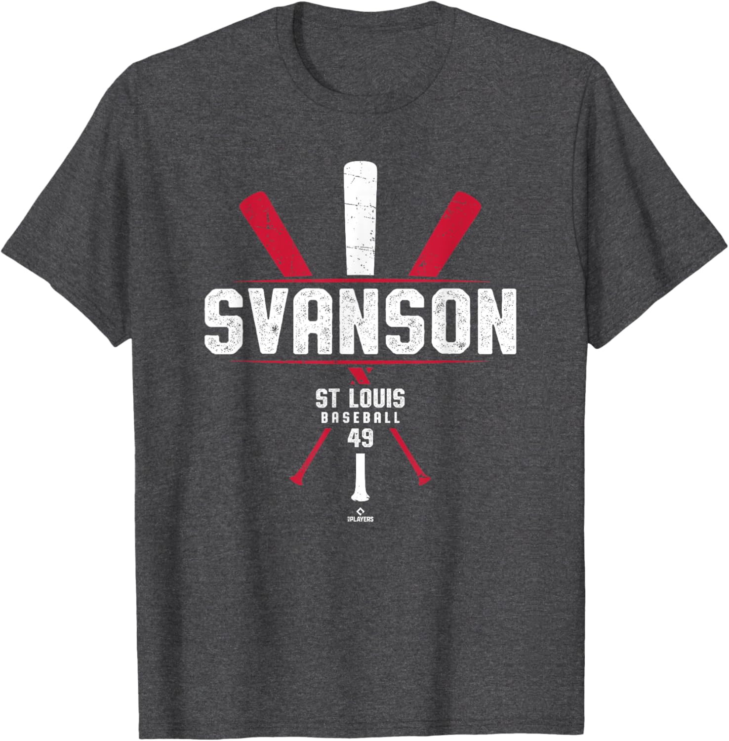 Vintage St Louis Baseball T-Shirt with Matt Svanson Bat Design - 3