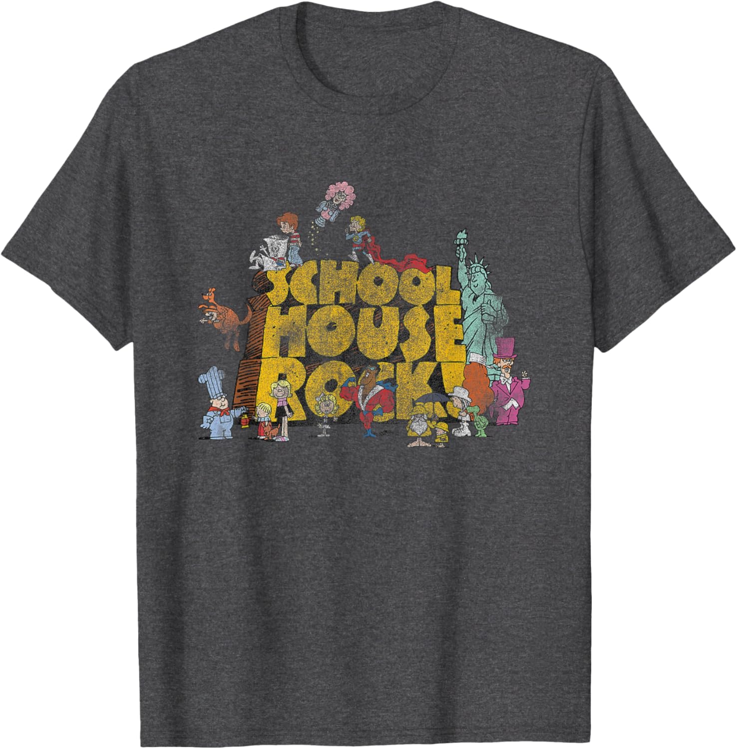 Ripple Junction Schoolhouse Rock Classic Cartoon Logo T-Shirt for Fans - 7