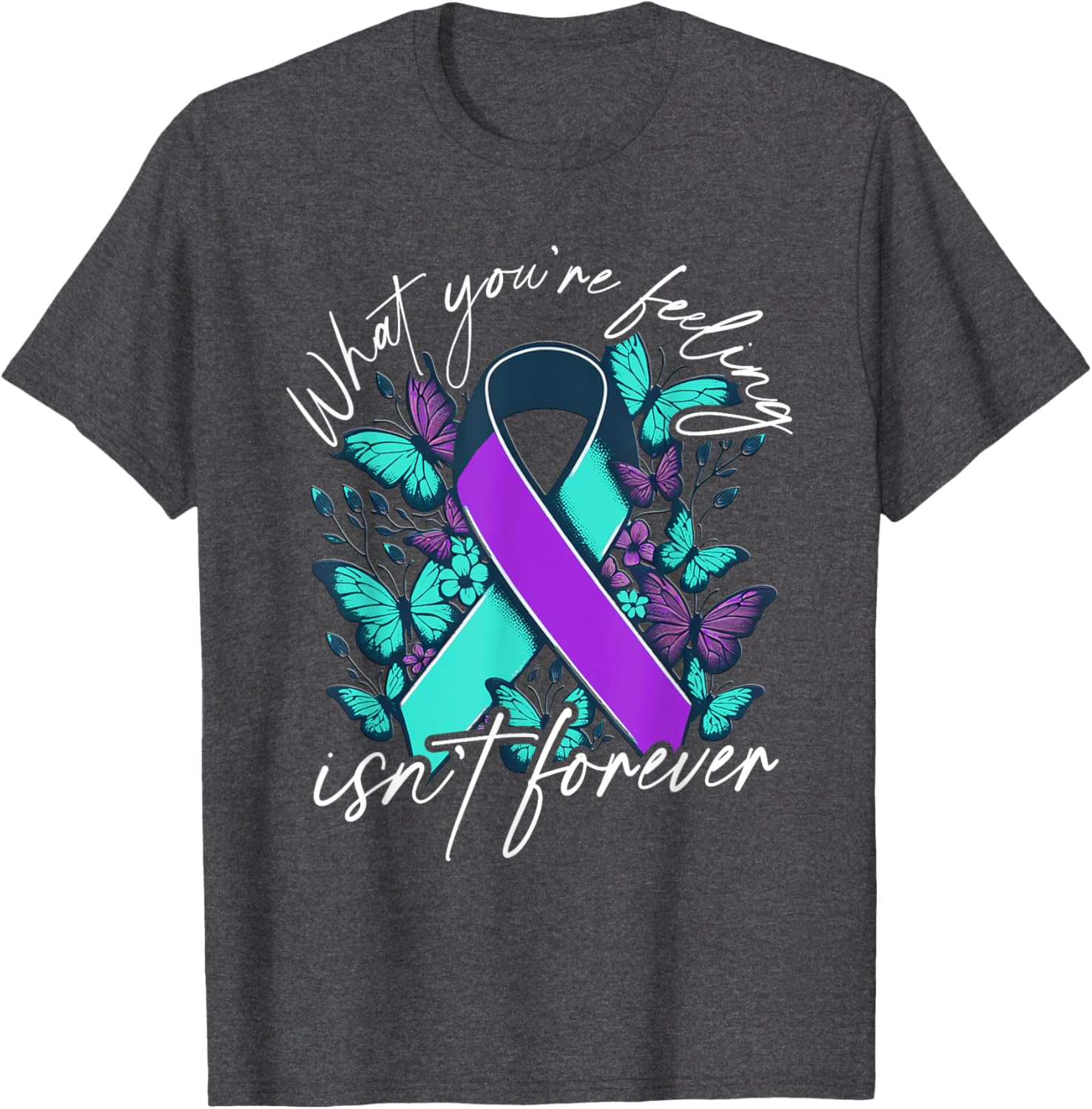 Suicide Awareness Prevention Survivor Month T-Shirt for Supportive Clothing - 5