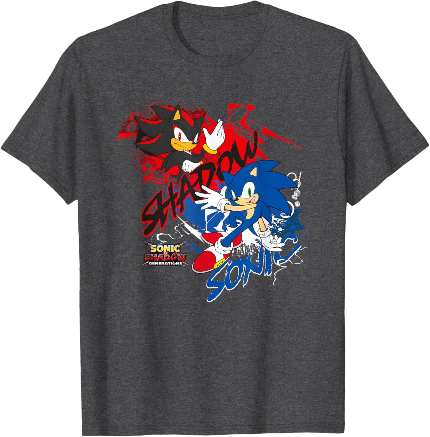 Sonic X Shadow Generations T-Shirt for Fans of Sonic the Hedgehog - 7