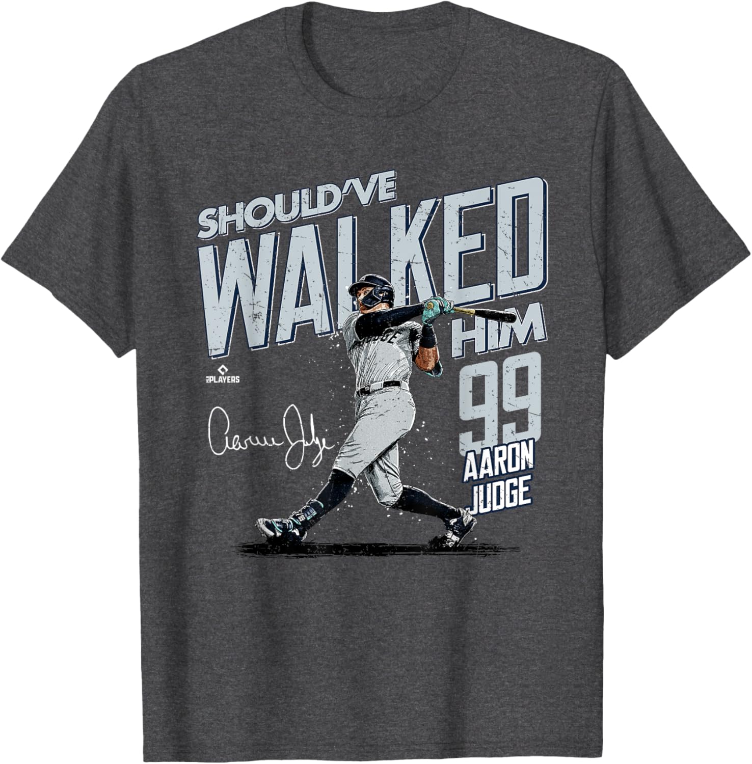Should've Walked Him Aaron Judge MLB T-Shirt for New York Baseball Fans - 4