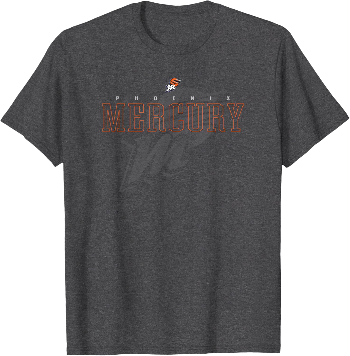 WNBA Official Phoenix Mercury Black T-Shirt for Sports Fans and Outdoors - 2