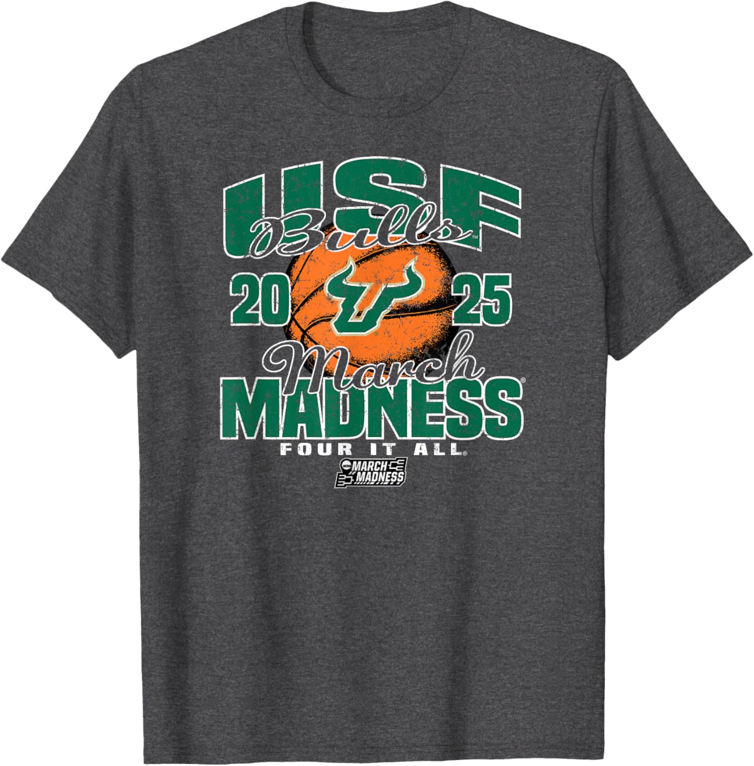 South Florida Bulls March Madness 2025 Retro Women's Basketball T-Shirt - 1