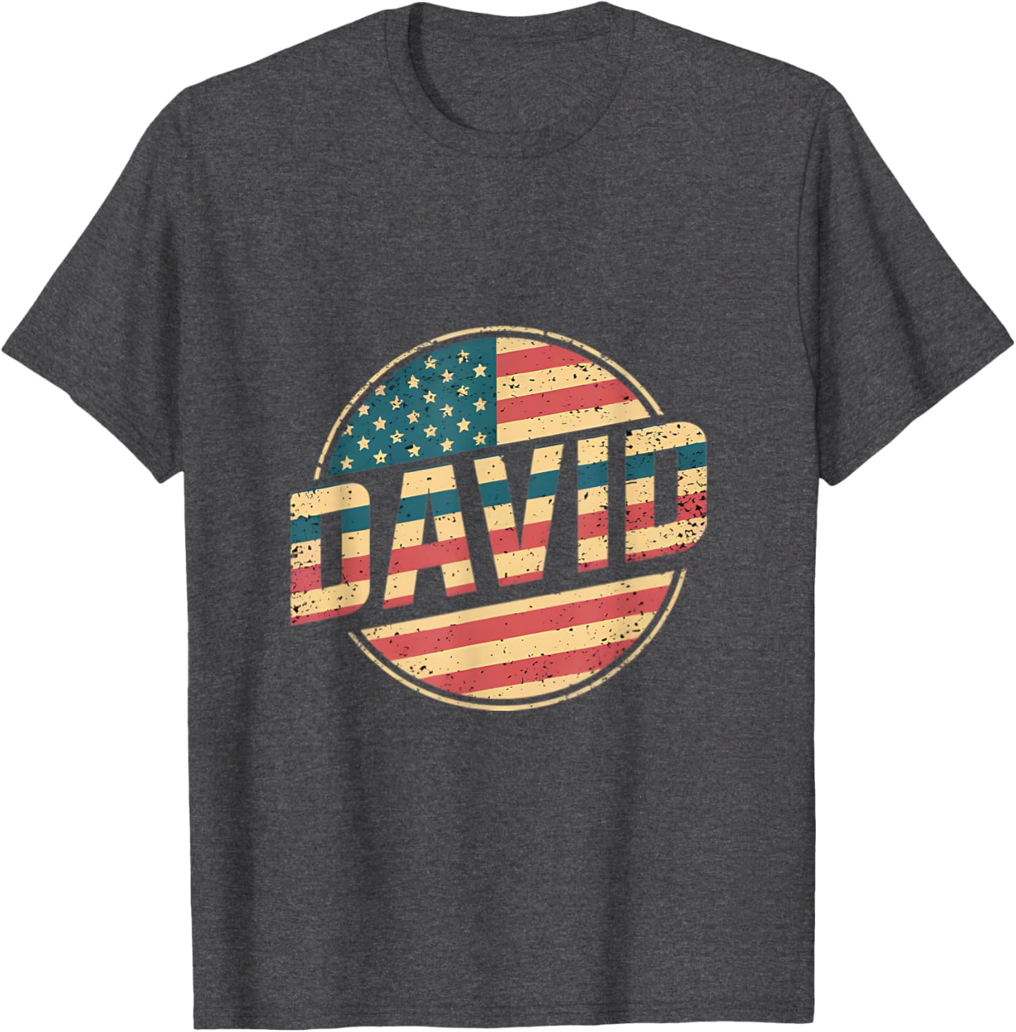 Personalized DAVID USA Flag T-Shirt for Proud Patriots and Fans - 12
