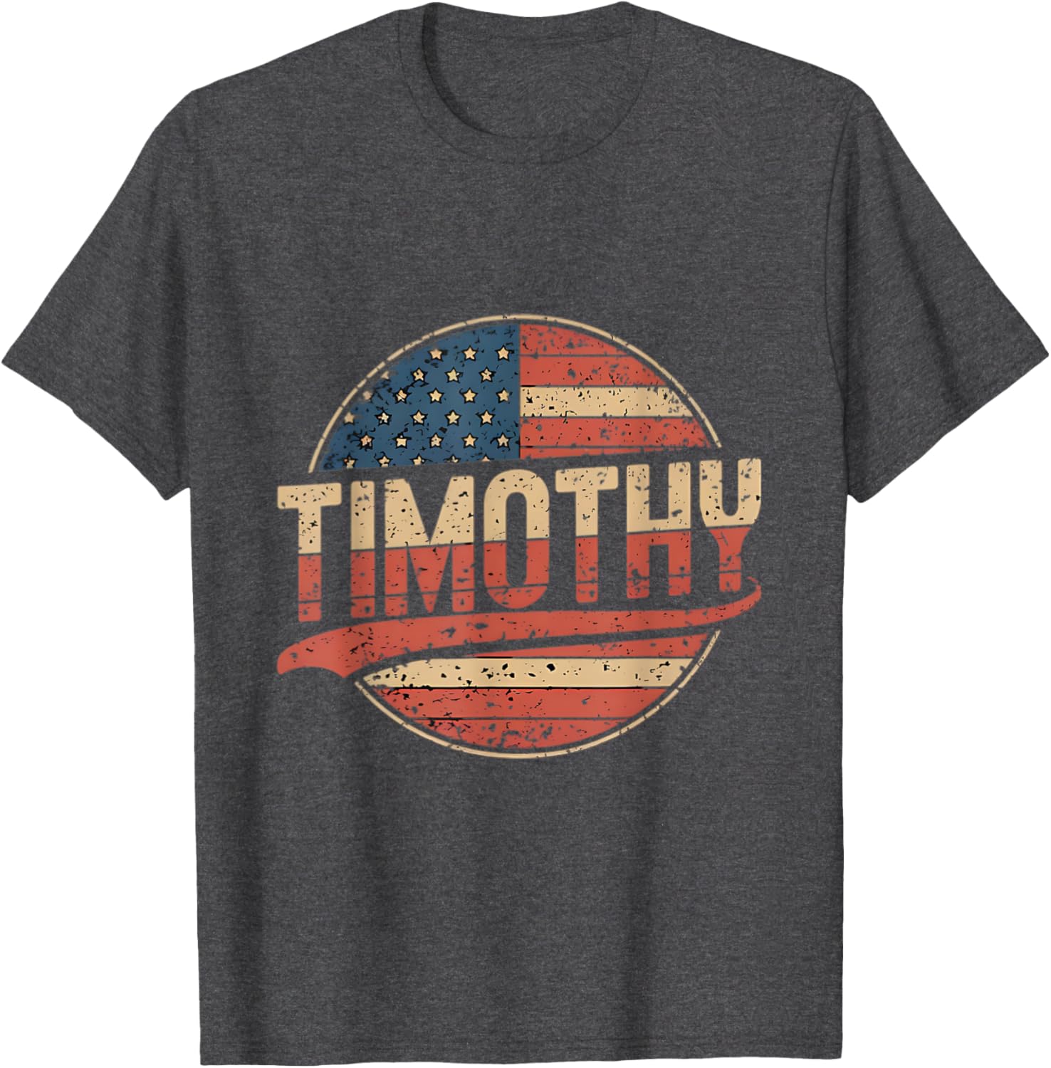 Timothy USA Flag Personalized T-Shirt for Proud Patriots - 2