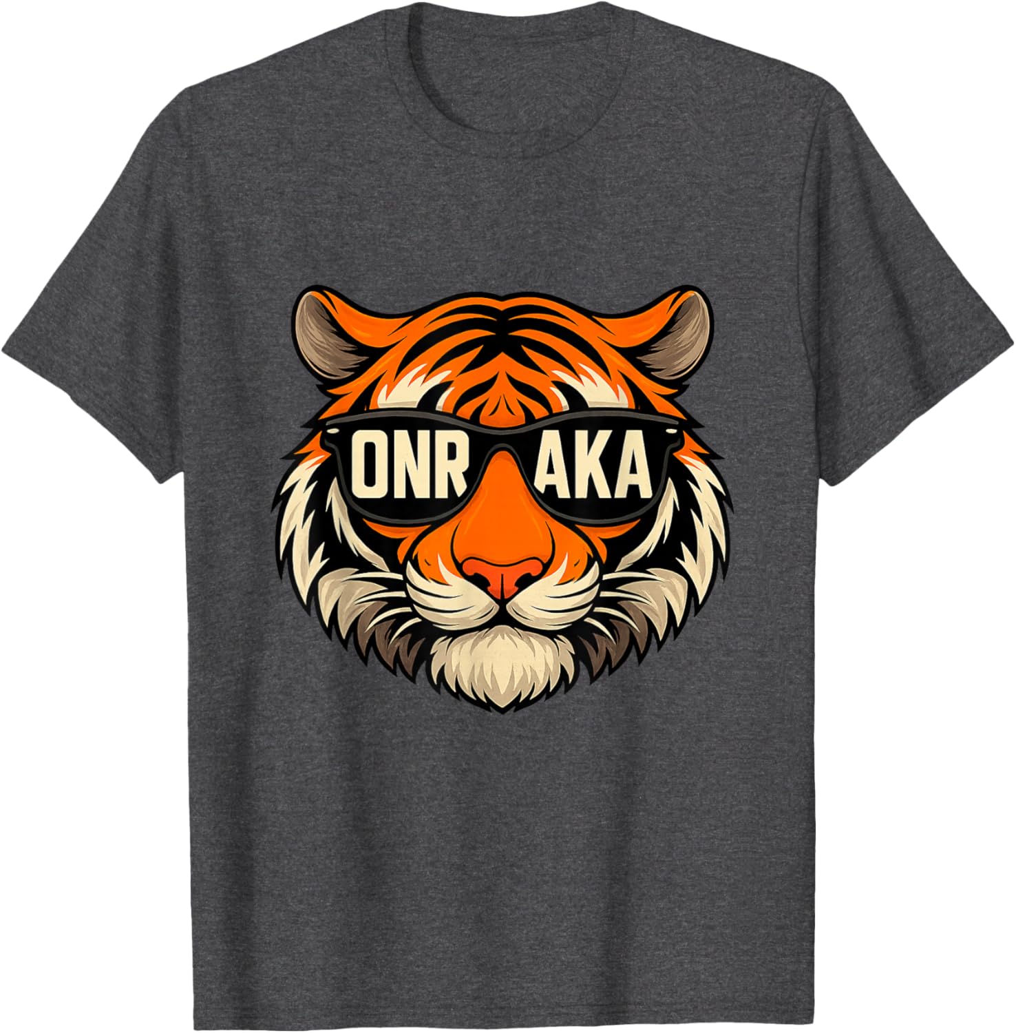 Vintage Tiger Graphic T-Shirt Onrakas Retro Sunglasses Unity Apparel - 25