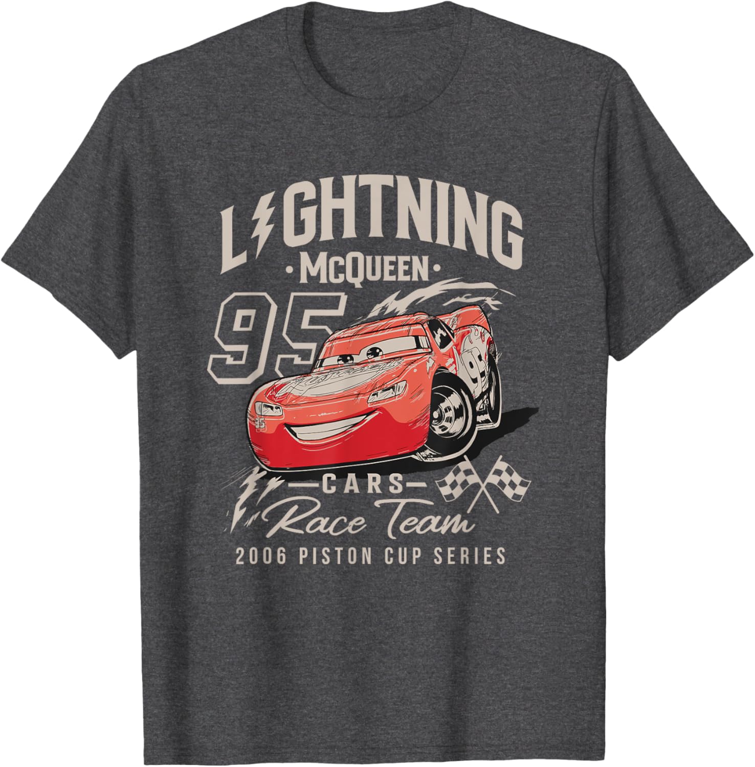 Vintage Disney Pixar Cars McQueen Piston Cup Series T-Shirt for Fans - 4