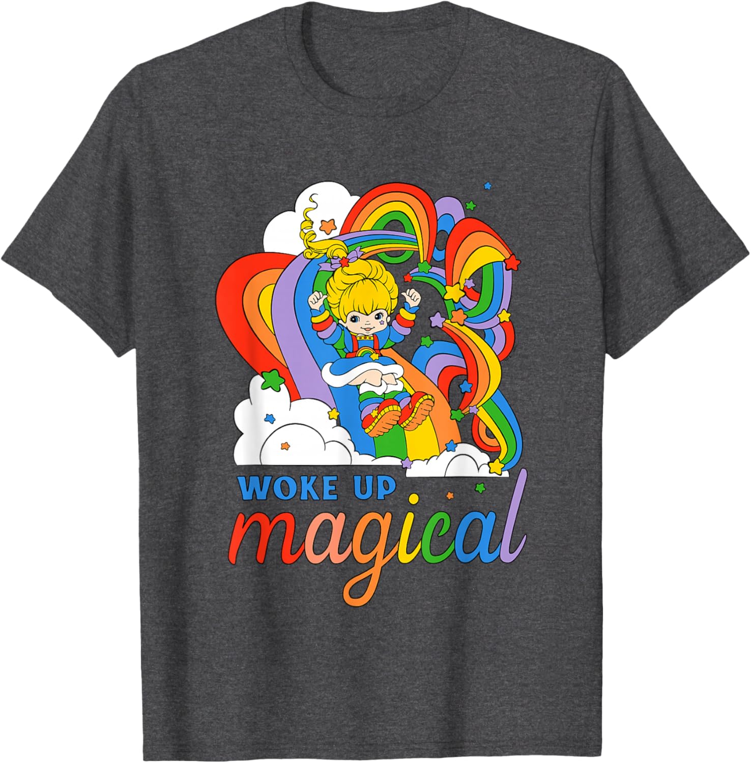 Rainbow Brite Vintage Slide T-Shirt Magical Retro Style for All Ages - 8