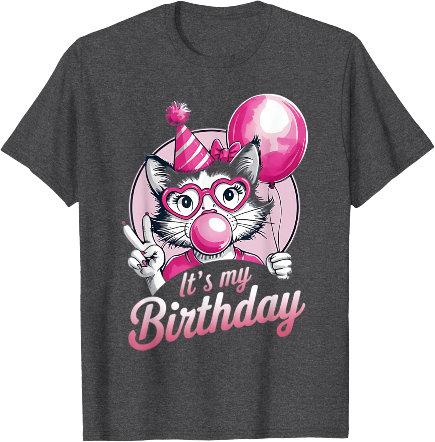 Retro Vintage Monkey Birthday Girls T-Shirt Fun Party Apparel - 13