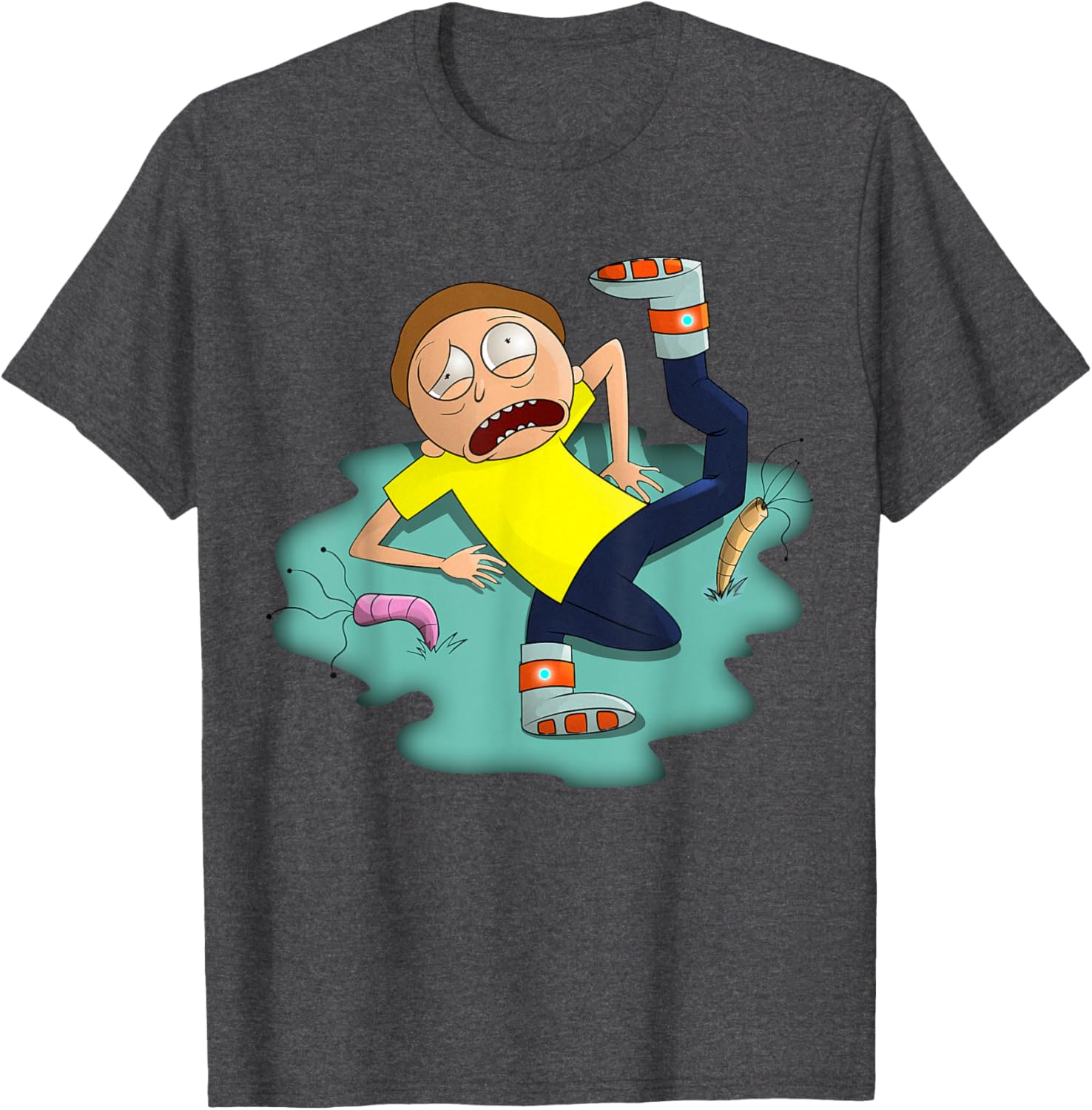 Rick and Morty Grappling Shoes T-Shirt for Fun and Style Enthusiasts - 5