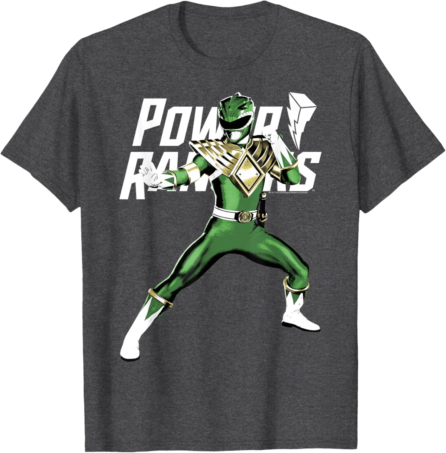 Power Rangers Green Ranger Karate Action Pose T-Shirt for Fans - 10