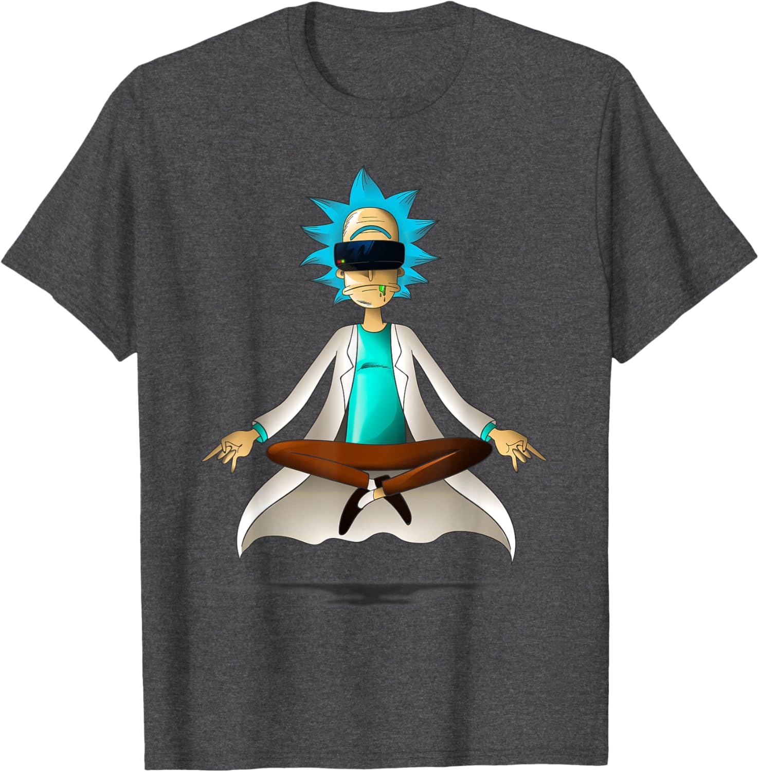 Rick and Morty Pop Socket Virtual Meditation T-Shirt for Fans - 2