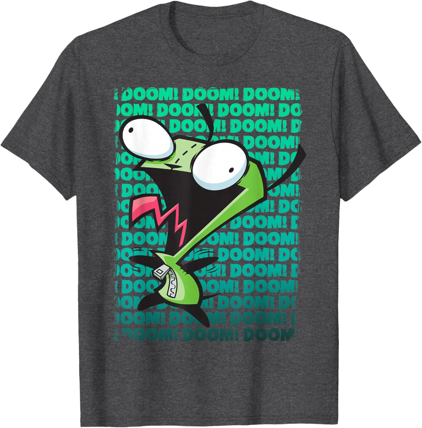 Nickelodeon Invader Zim GIR Impending DOOM Song T-Shirt for Fans - 1