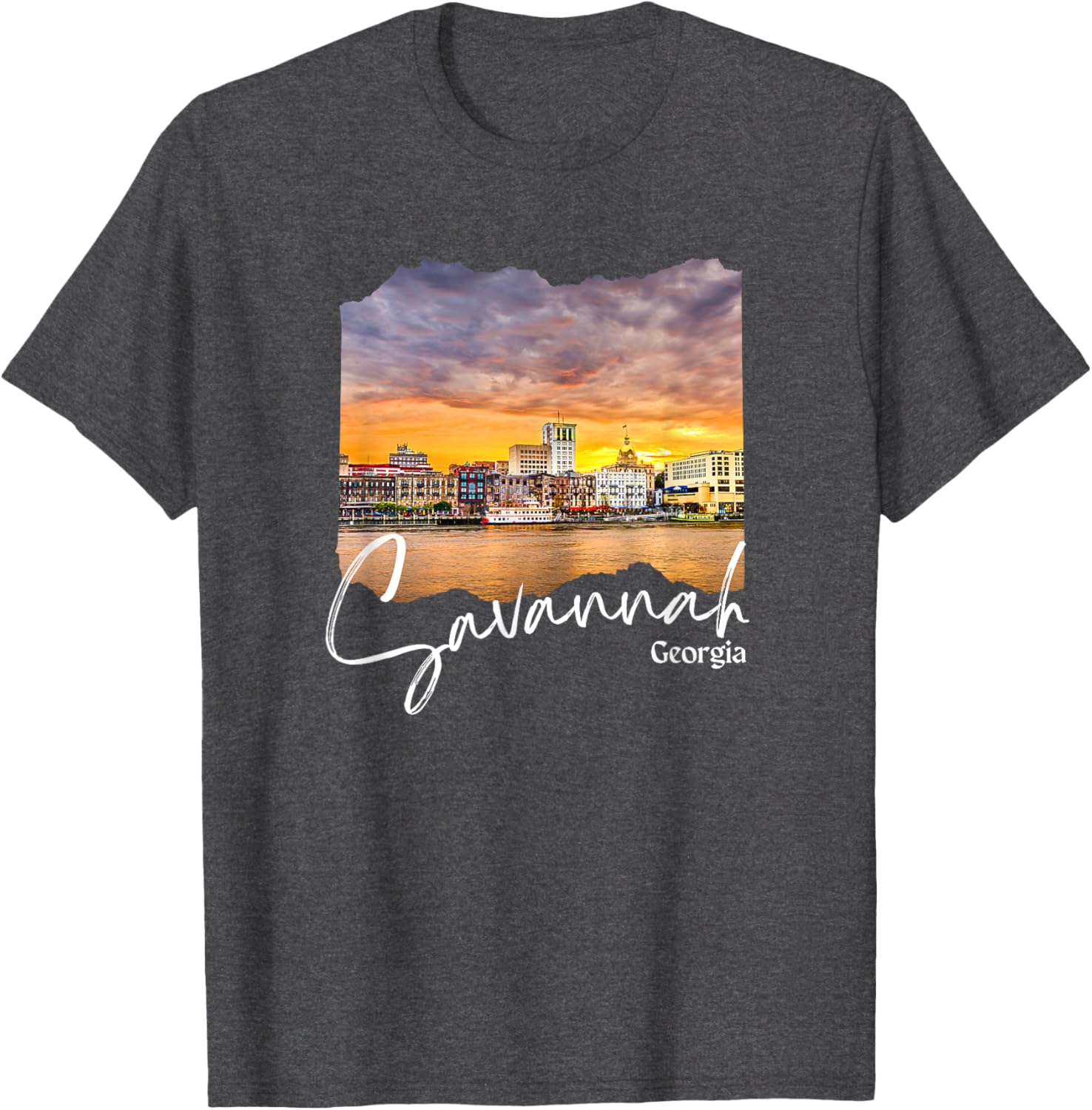 Savannah Georgia Souvenir T-Shirt Perfect for Beach Lovers and Tourists - 1