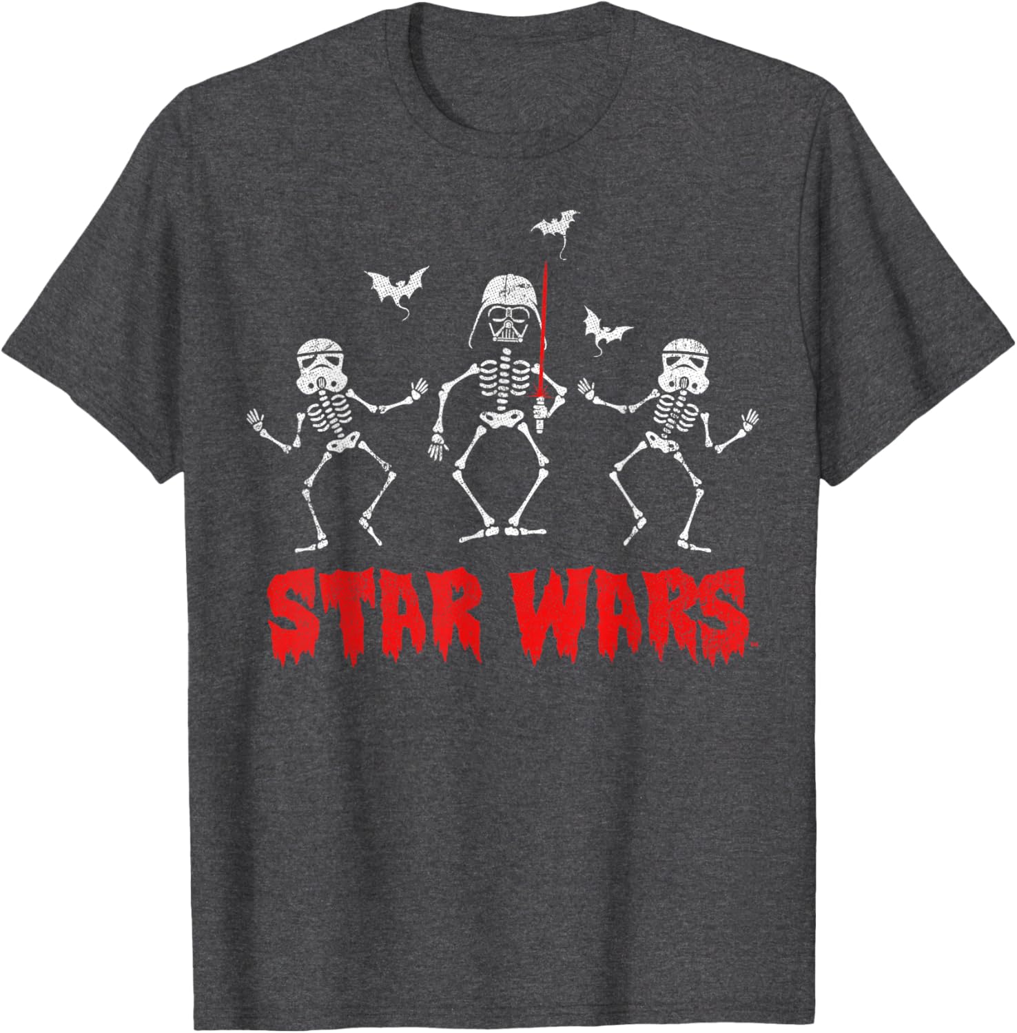 Star Wars Halloween Darth Vader Spooky Skeleton T-Shirt for Fun loving Fans - 6