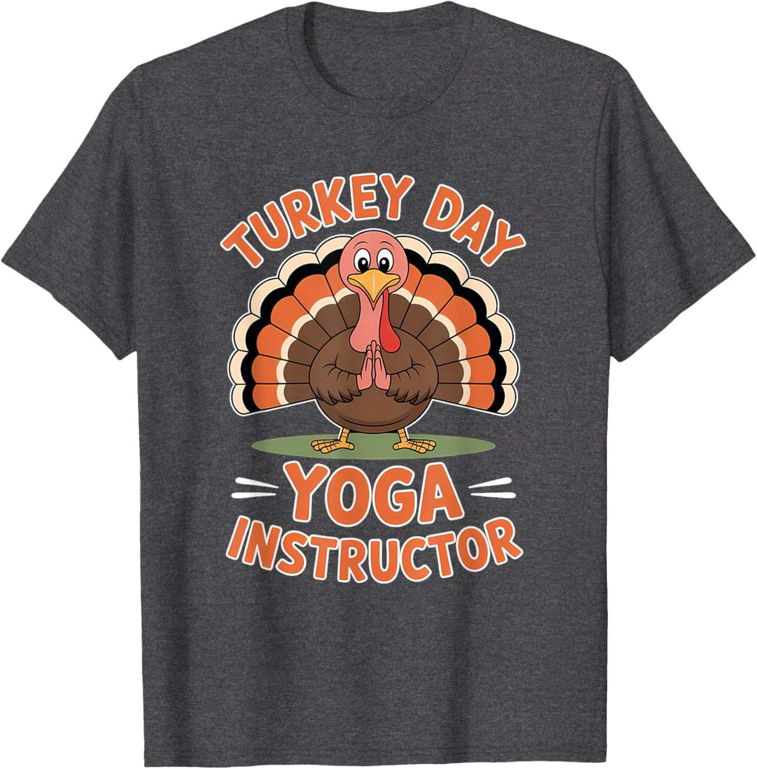 Thanksgiving Yoga Instructor T-Shirt Friendly Turkey Day Apparel - 4