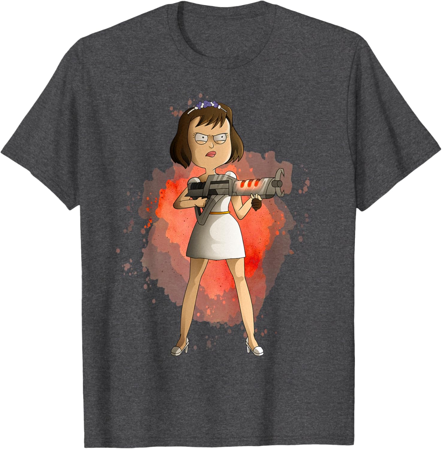 Rick and Morty Tammy Agent Bride T-Shirt for Fans of the Show - 1