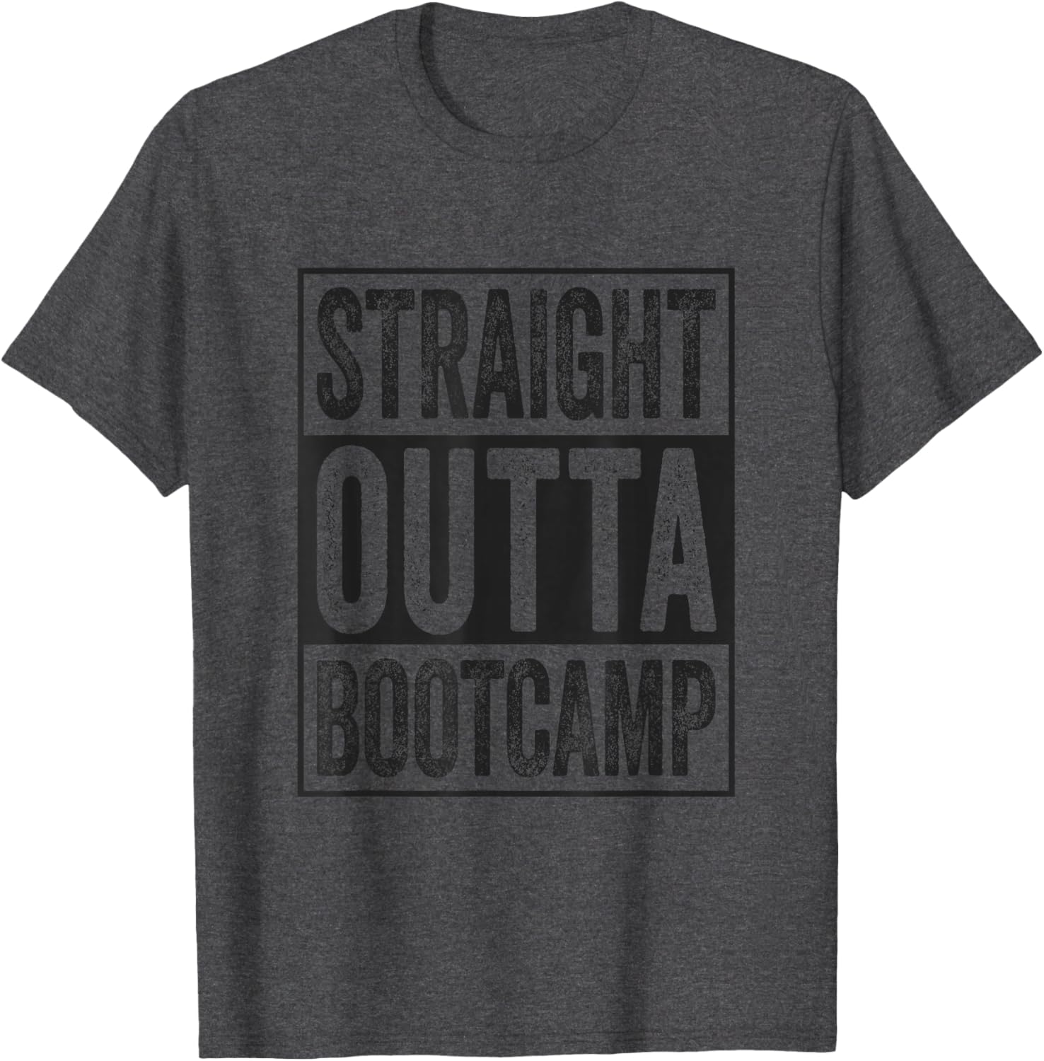Straight Outta Bootcamp Soldier Basic Training Graduate T-Shirt - 14