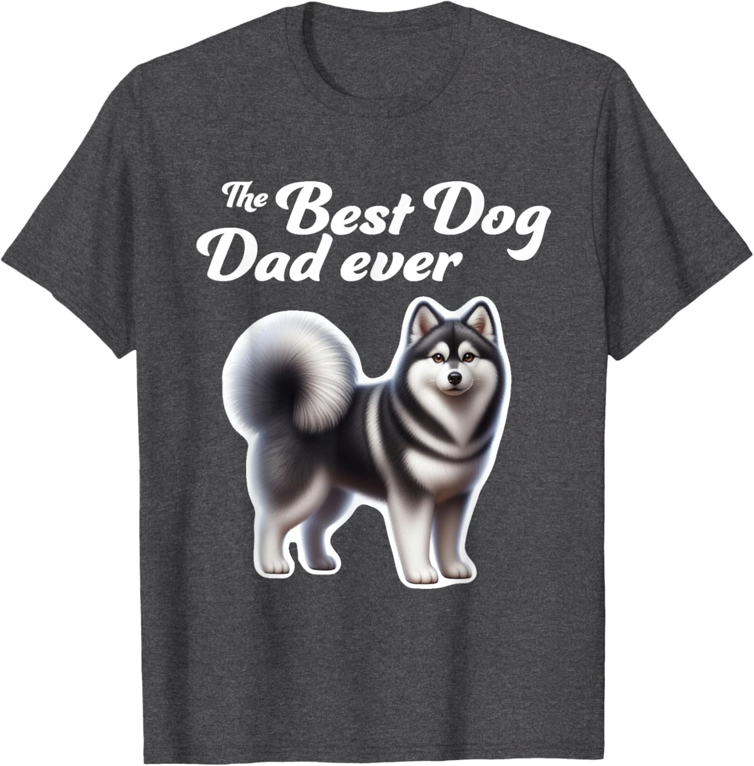 Best Dog Dad Ever Alaskan Klee Kai T-Shirt for Men and Women - 13