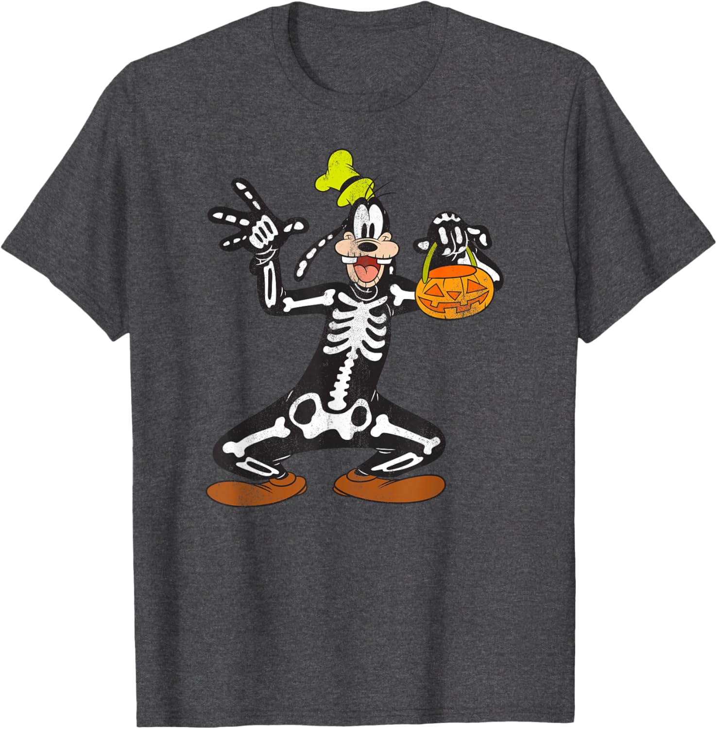 Disney Goofy Skeleton Halloween T-Shirt for Fun Festive Occasions - 6