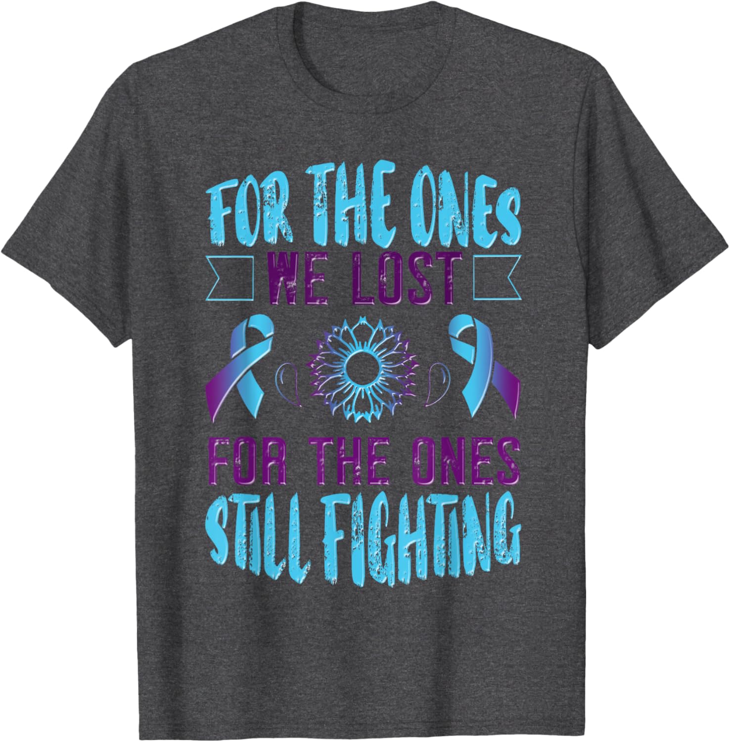 Suicide Awareness T-Shirt for Support and Survivor Month Celebration - 2