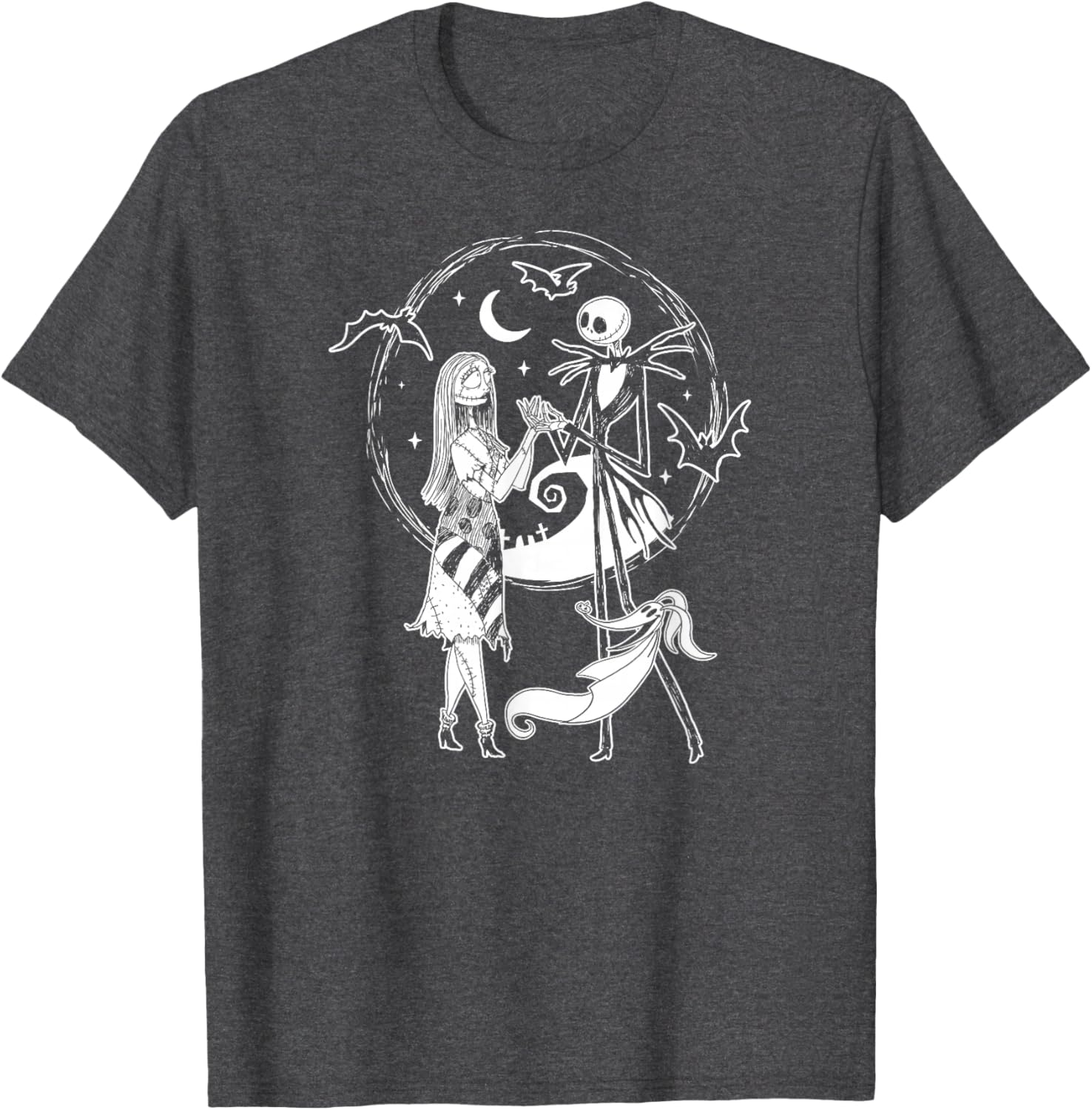 Jack Skellington Sally Zero T-Shirt for Nightmare Before Christmas Fans - 4