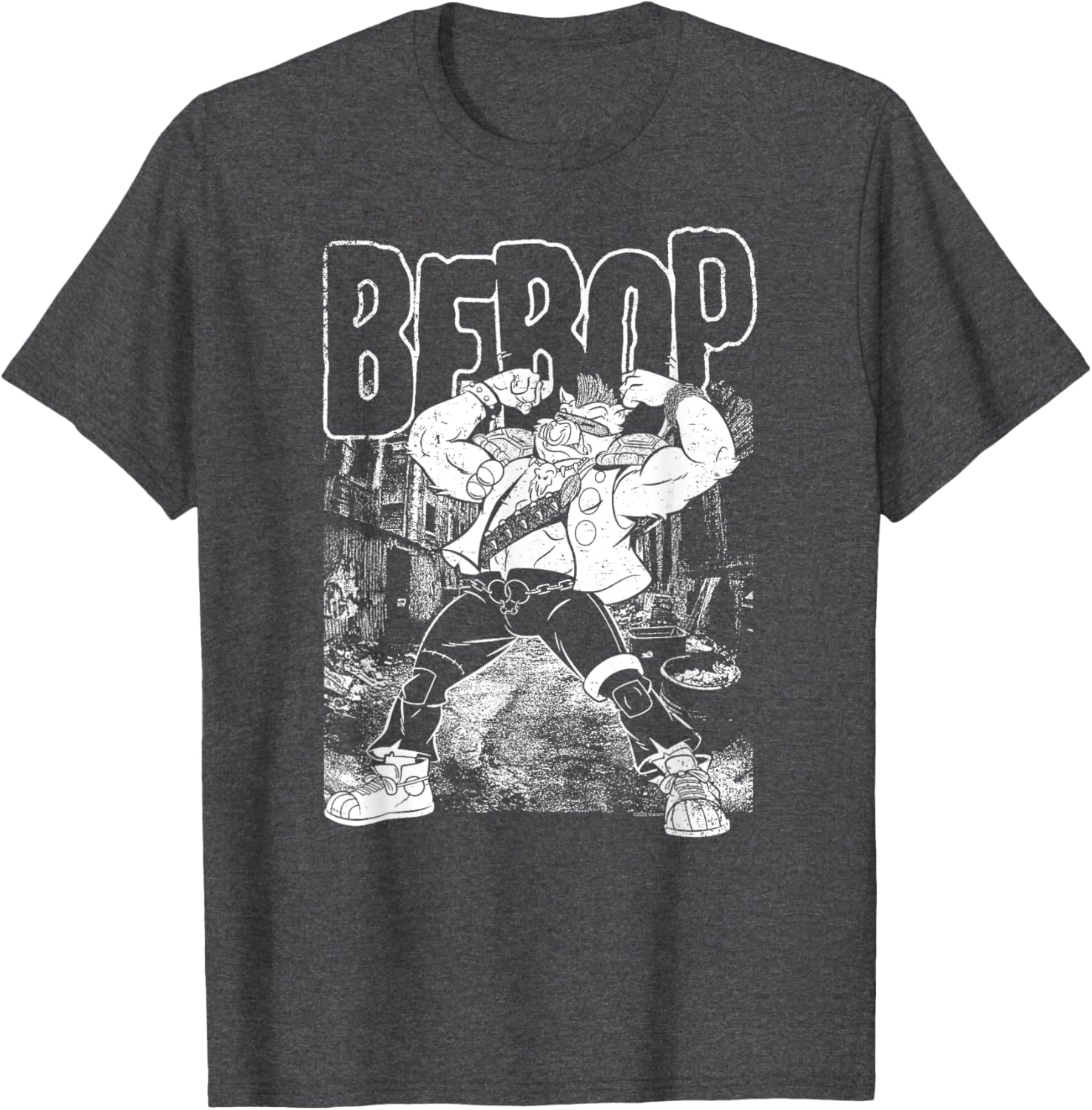 TMNT Bebop Sketch Punk 90's Cartoon T-Shirt for Fans and Collectors - 1