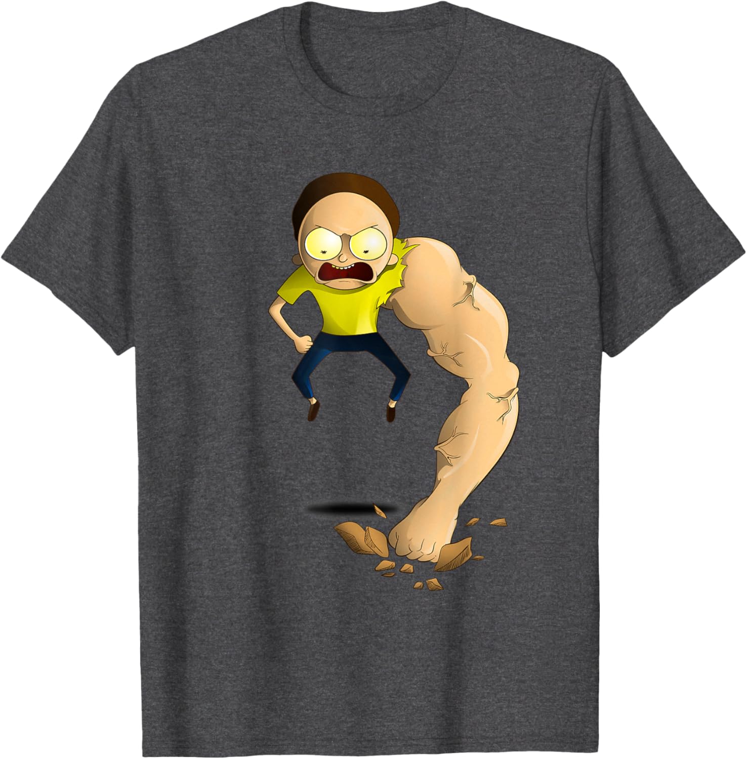 Rick and Morty Armothy Muscle T-Shirt Fun Graphic Tee for Fans - 5