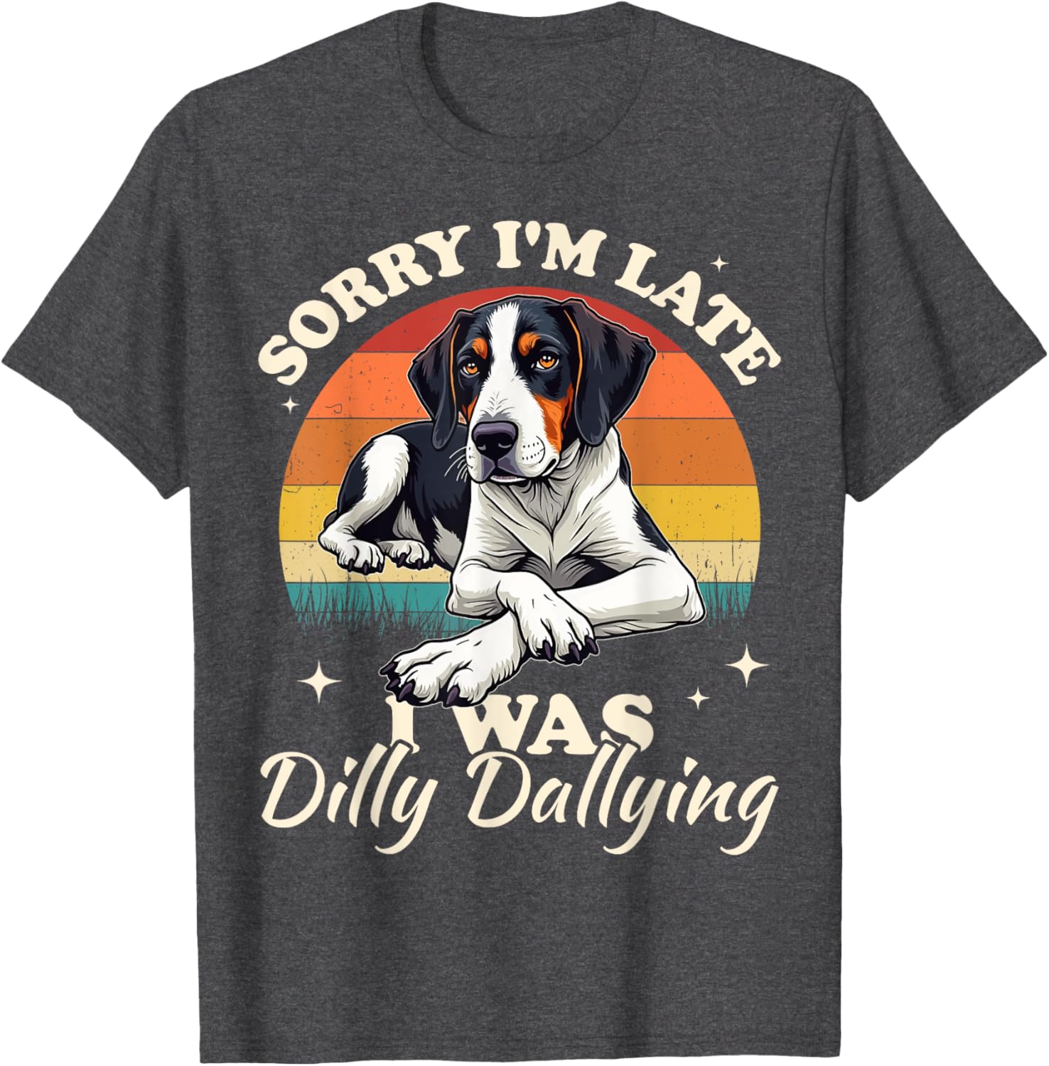 Treeing Walker Coonhound Dilly Dallying Fun T-Shirt for Dog Lovers - 9