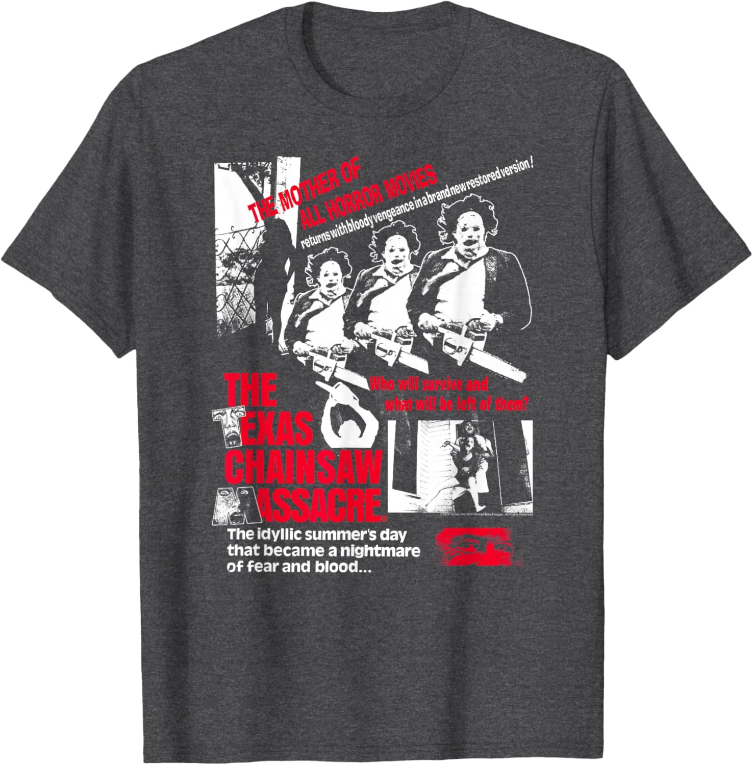 Texas Chainsaw Massacre T-Shirt for Horror Movie Fans - Classic Design - 4