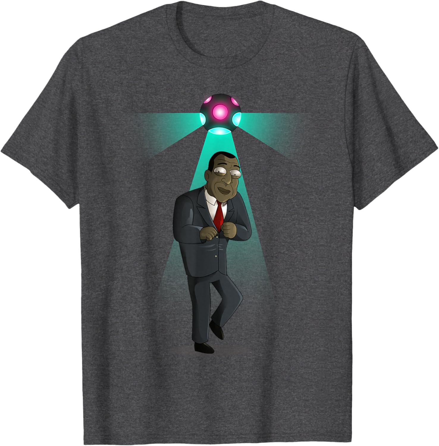 Rick and Morty President Head Bent Over T-Shirt Fun Graphic Tee - 2