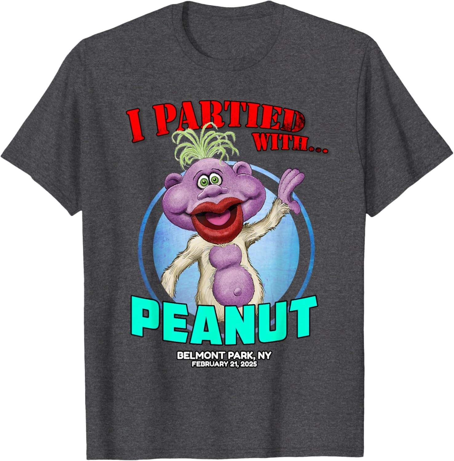Peanut Belmont Park NY 2025 T-Shirt Fun Stylish Casual Wear - 9