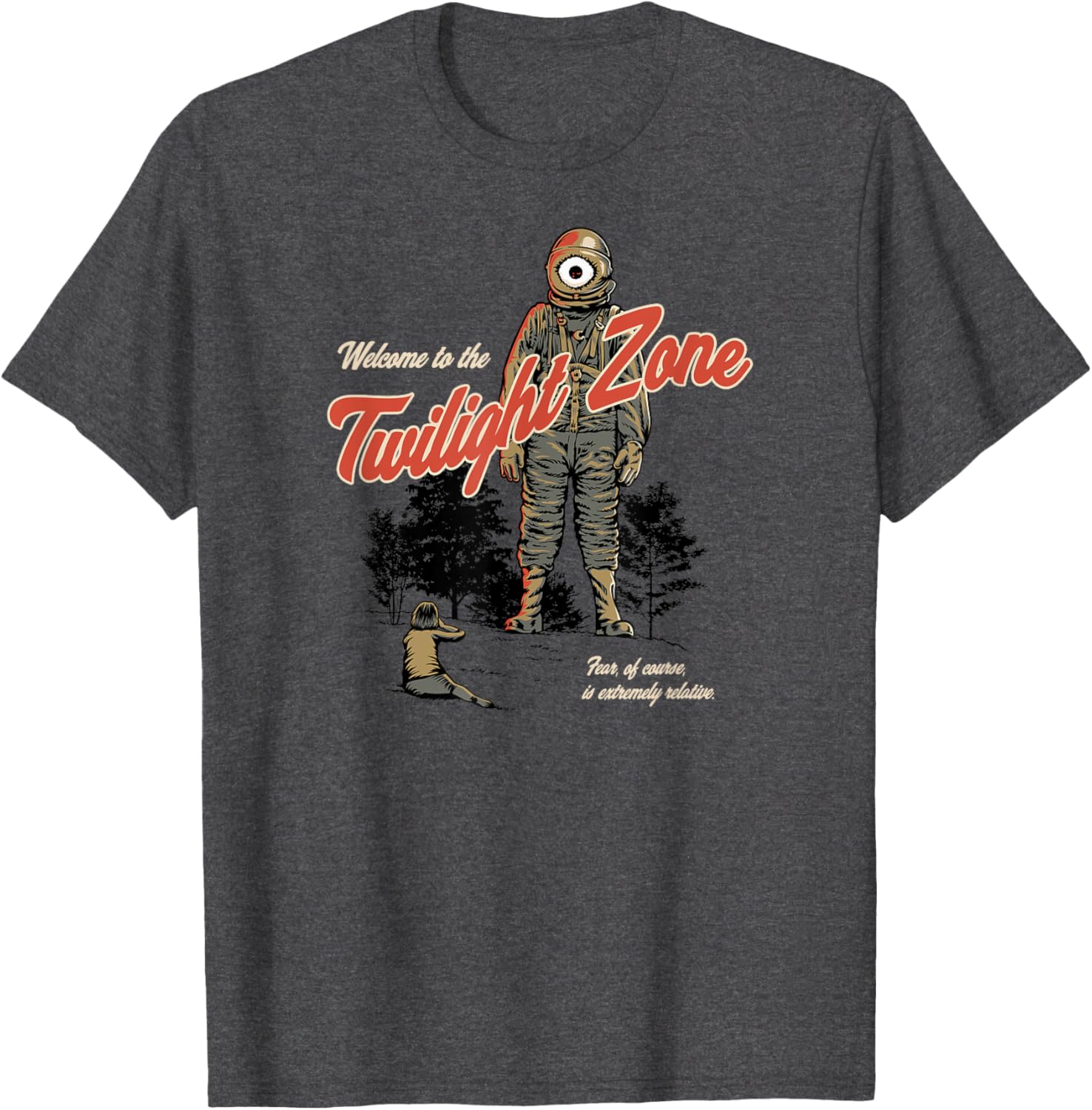 Twilight Zone Cyclops Retro TV Show T-Shirt for Fear Fans - 2